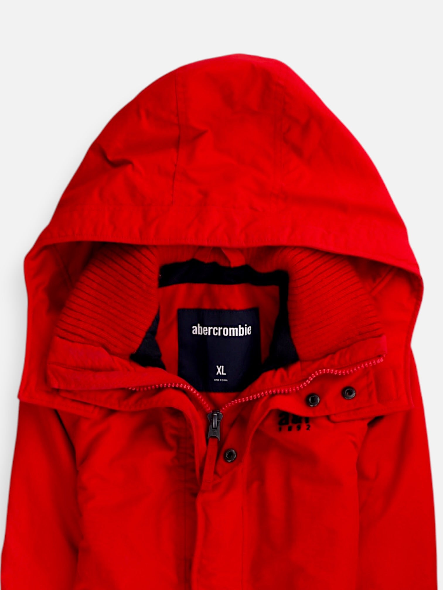 Abercrombie & Fitch Chaqueta Impermeable Basic - Mujer - XL