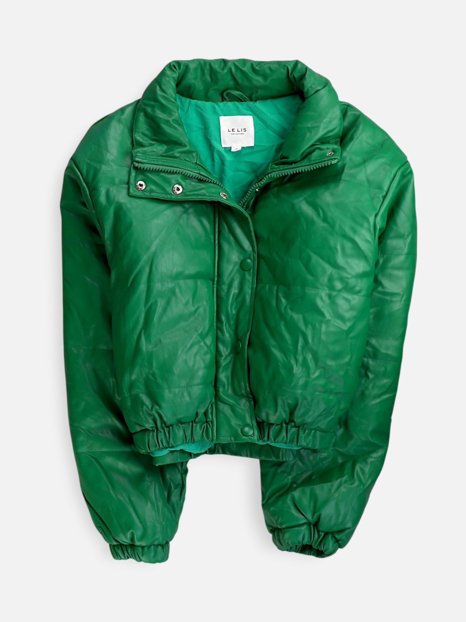 Chaqueta Puffer Cuero - Mujer - Medium