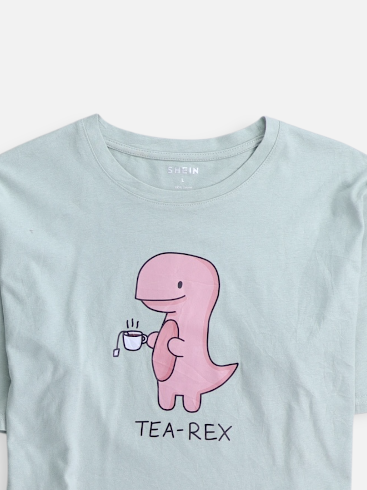 SHEIN Camiseta Grafica - Mujer - Large