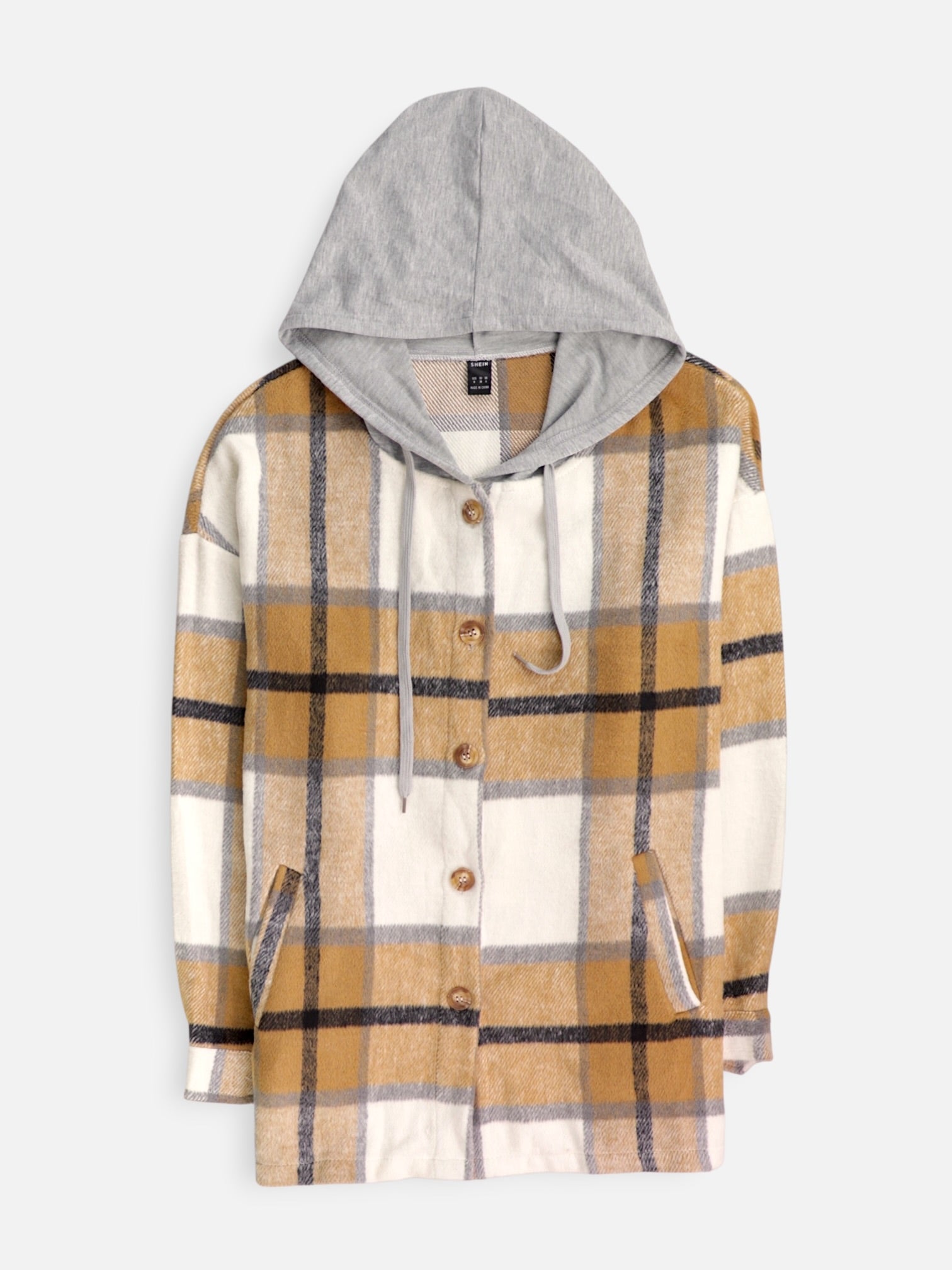 SHEIN Chaqueta Sobrecamisa Basic - Hombre - Medium
