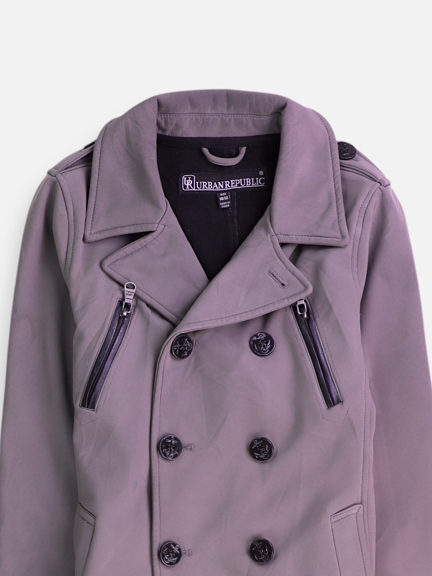 URBAN REPUBLIC Chaqueta Casual Basic - Niño - Small - 10-12Y (Años)