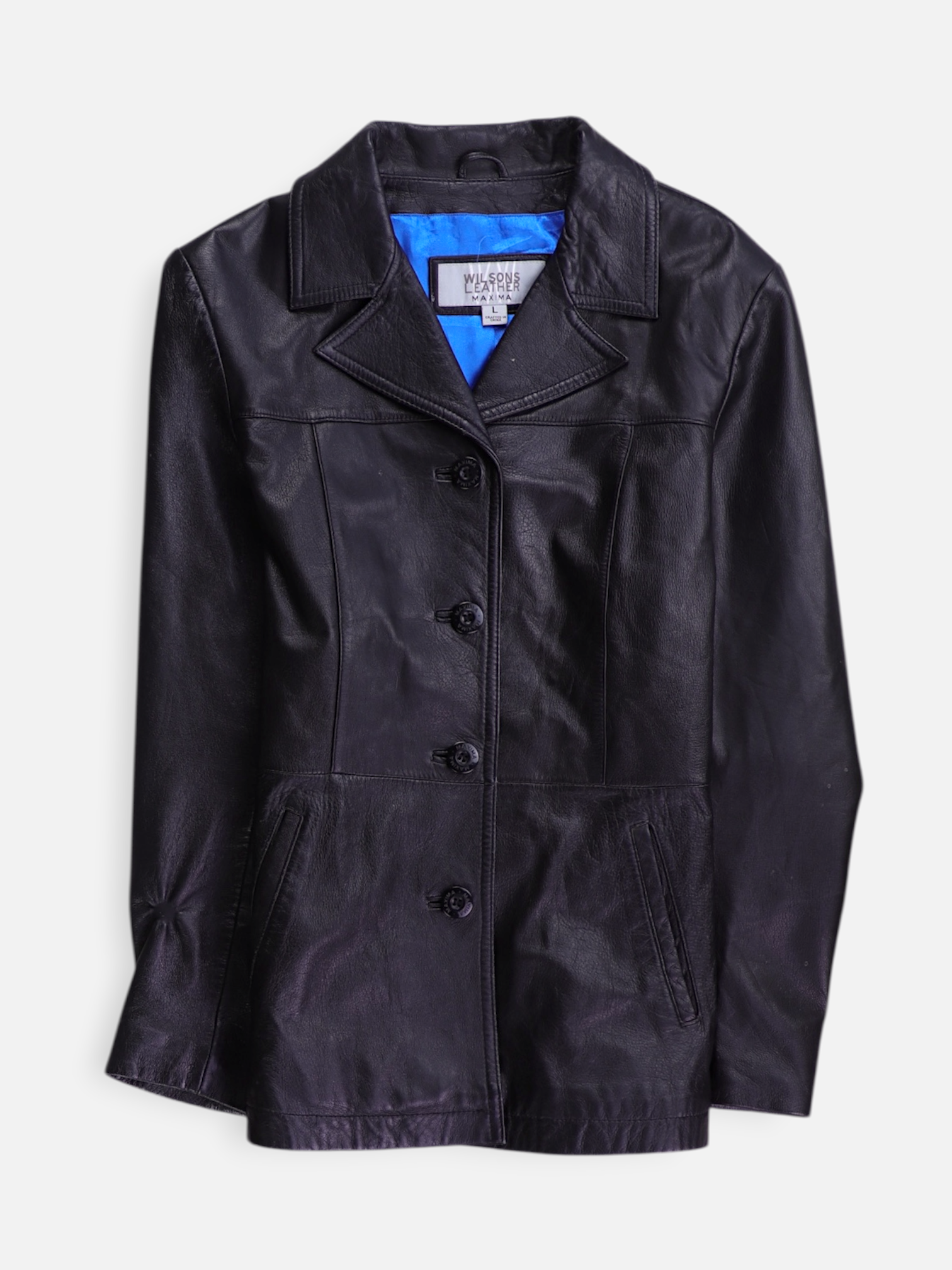 WILSONS LEATHER Chaqueta Casual Cuero - Mujer - Large