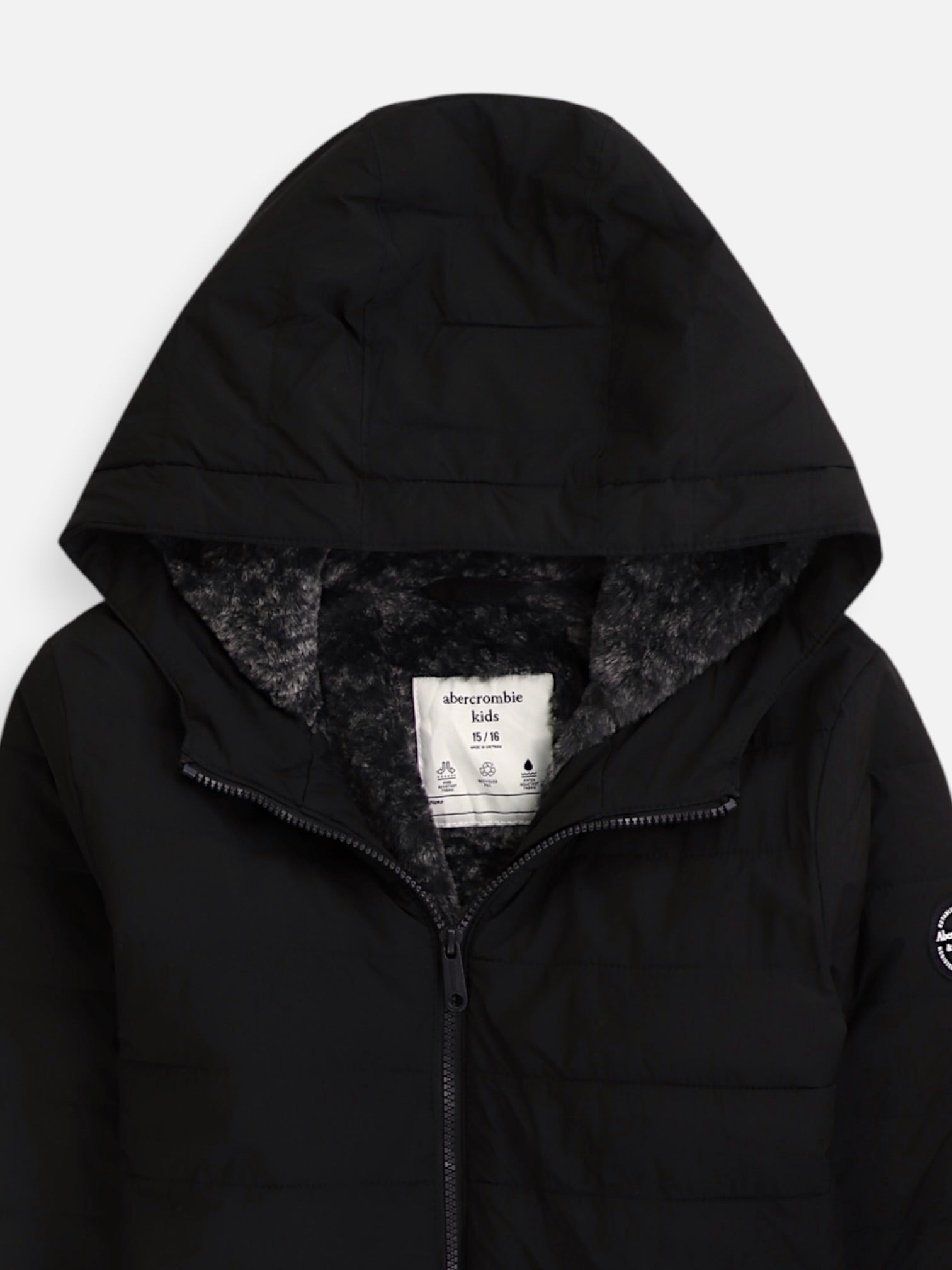 Abercrombie & Fitch Chaqueta Puffer Impermeable - Niño - N/A - 15-16Y (Años)