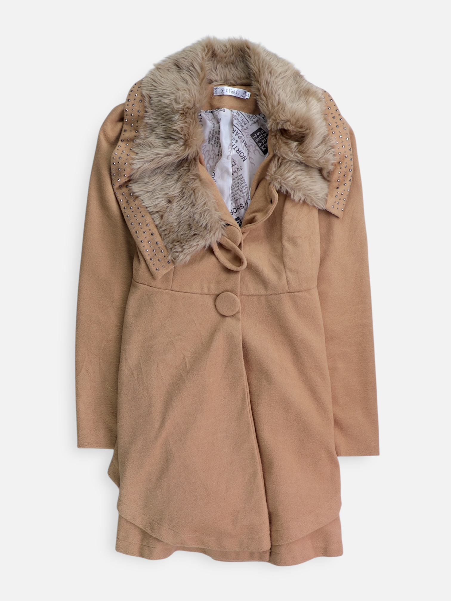 Abrigo Single breasted trench Casual - Niña - Large - 10-12Y (Años)