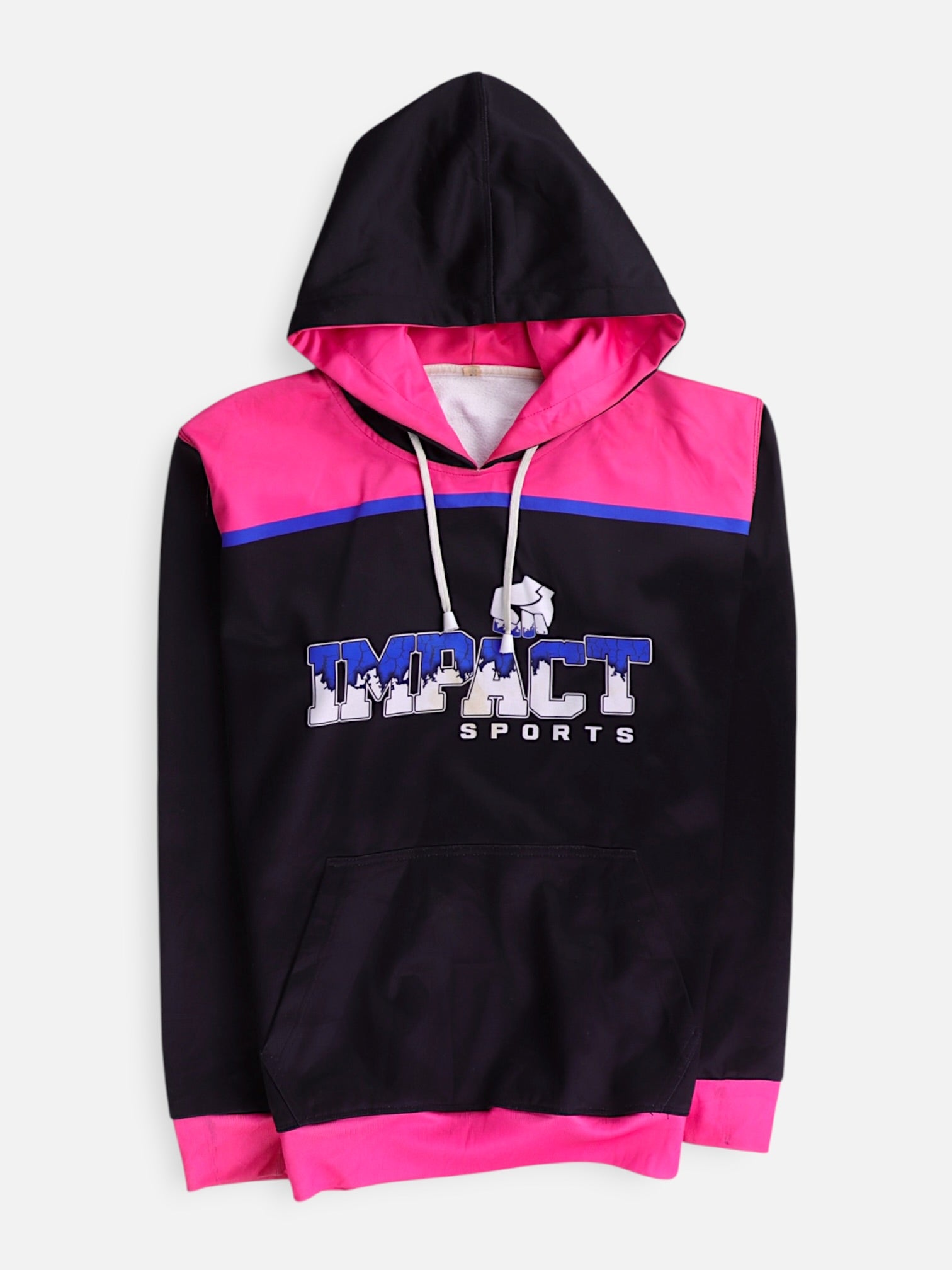Sudadera Hoodie Color Block - Hombre - Medium