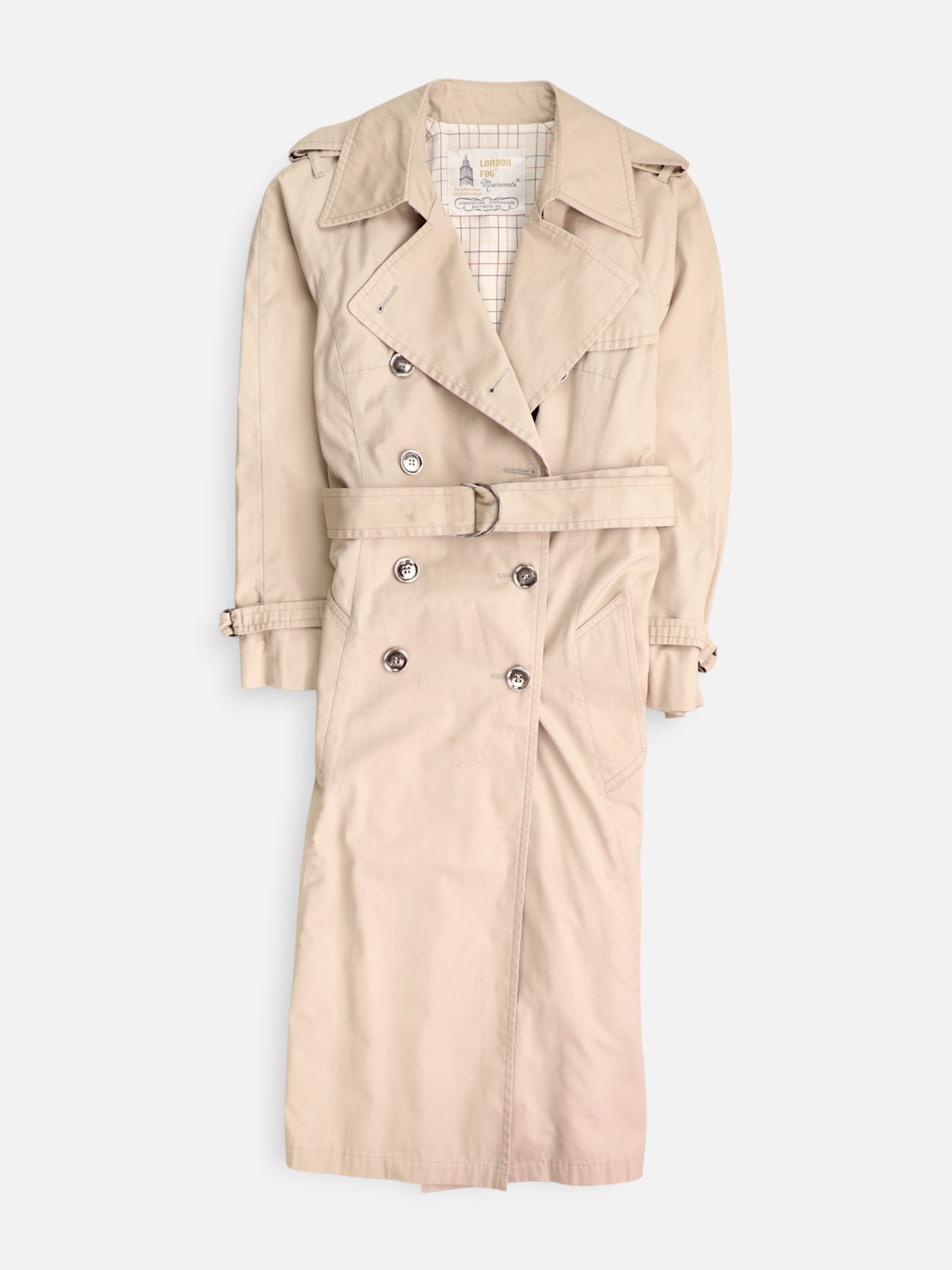 LONDON FOG Abrigo Trench Coat Casual - Mujer - 6