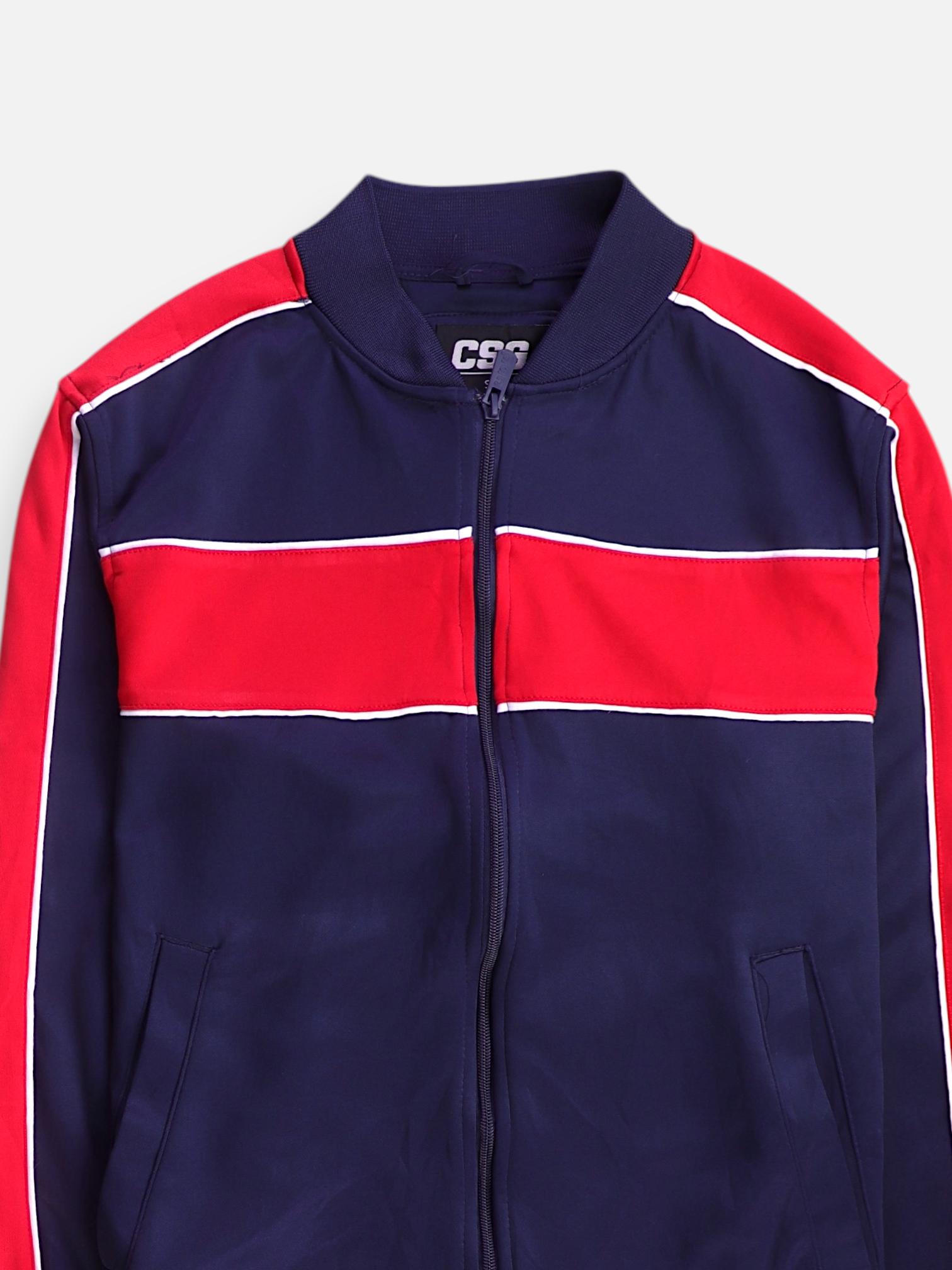 Sudadera Fleece Color Block - Hombre - Small