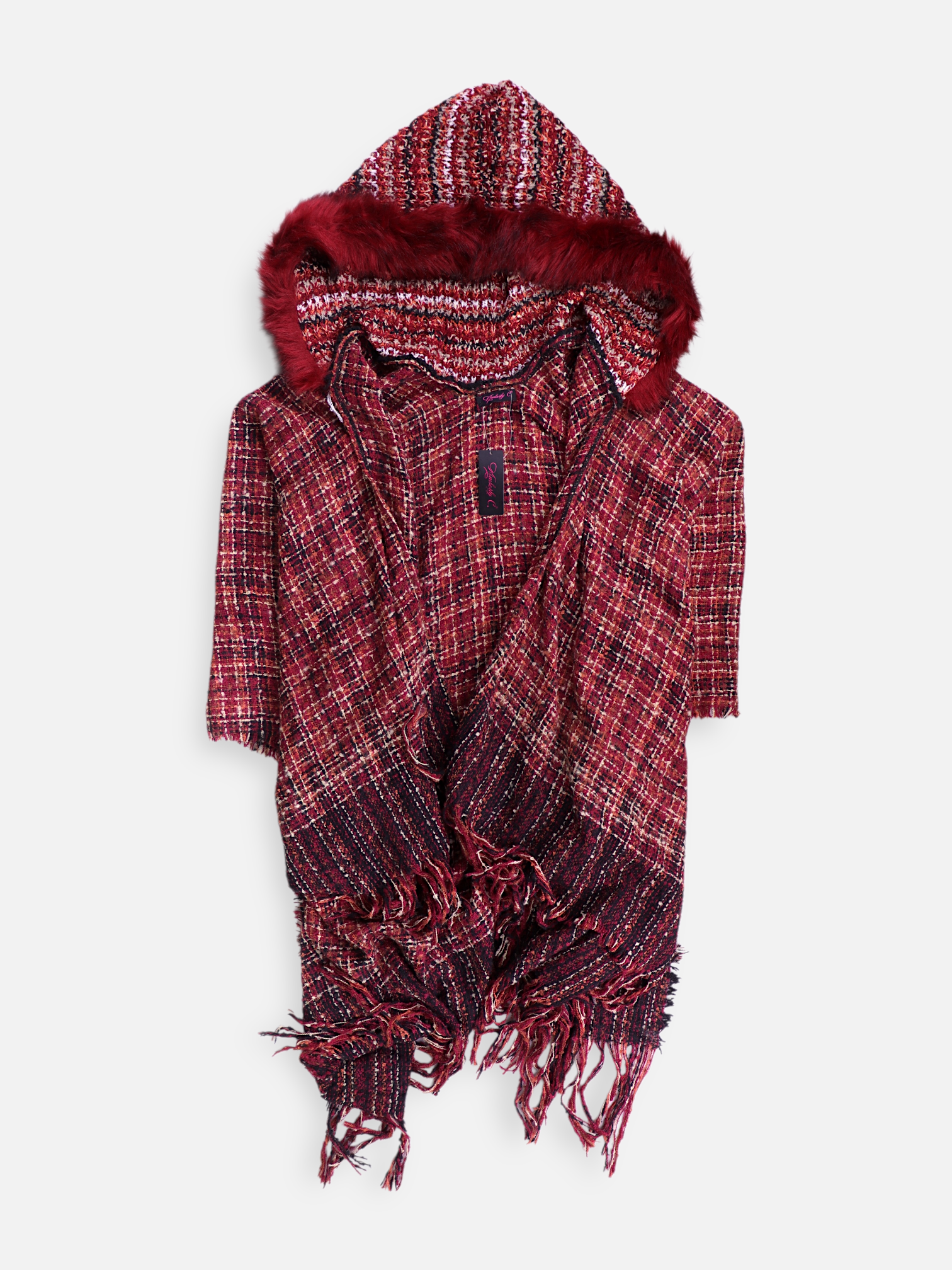 Poncho Knit - Mujer - Talla Única (One Size)