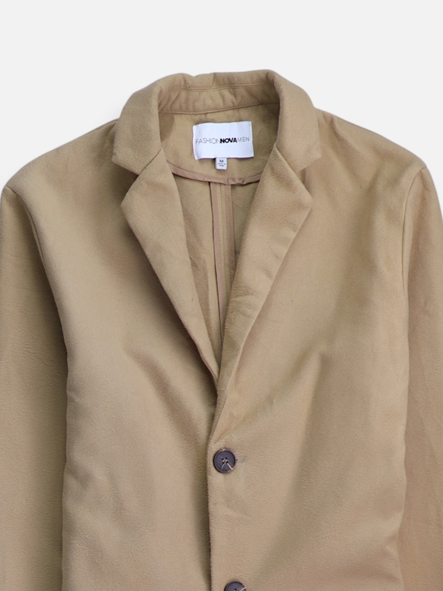 Fashionnova Abrigo Single breasted trench Casual - Hombre - Medium