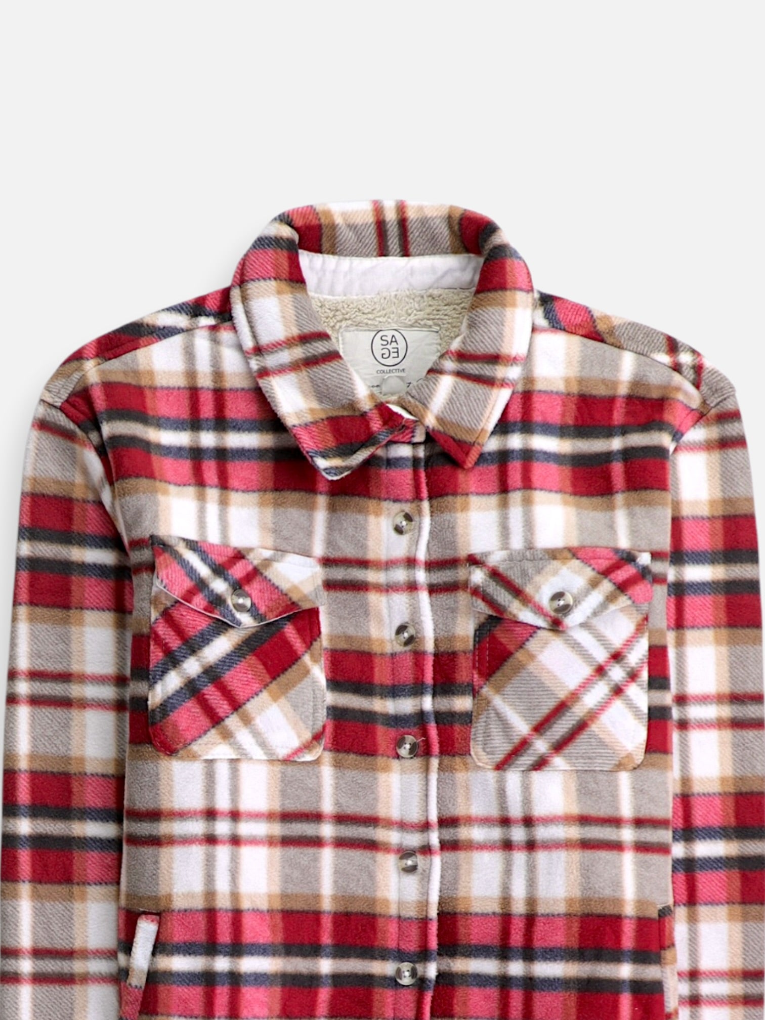 Chaqueta Sobrecamisa Plaid Types - Mujer - Large