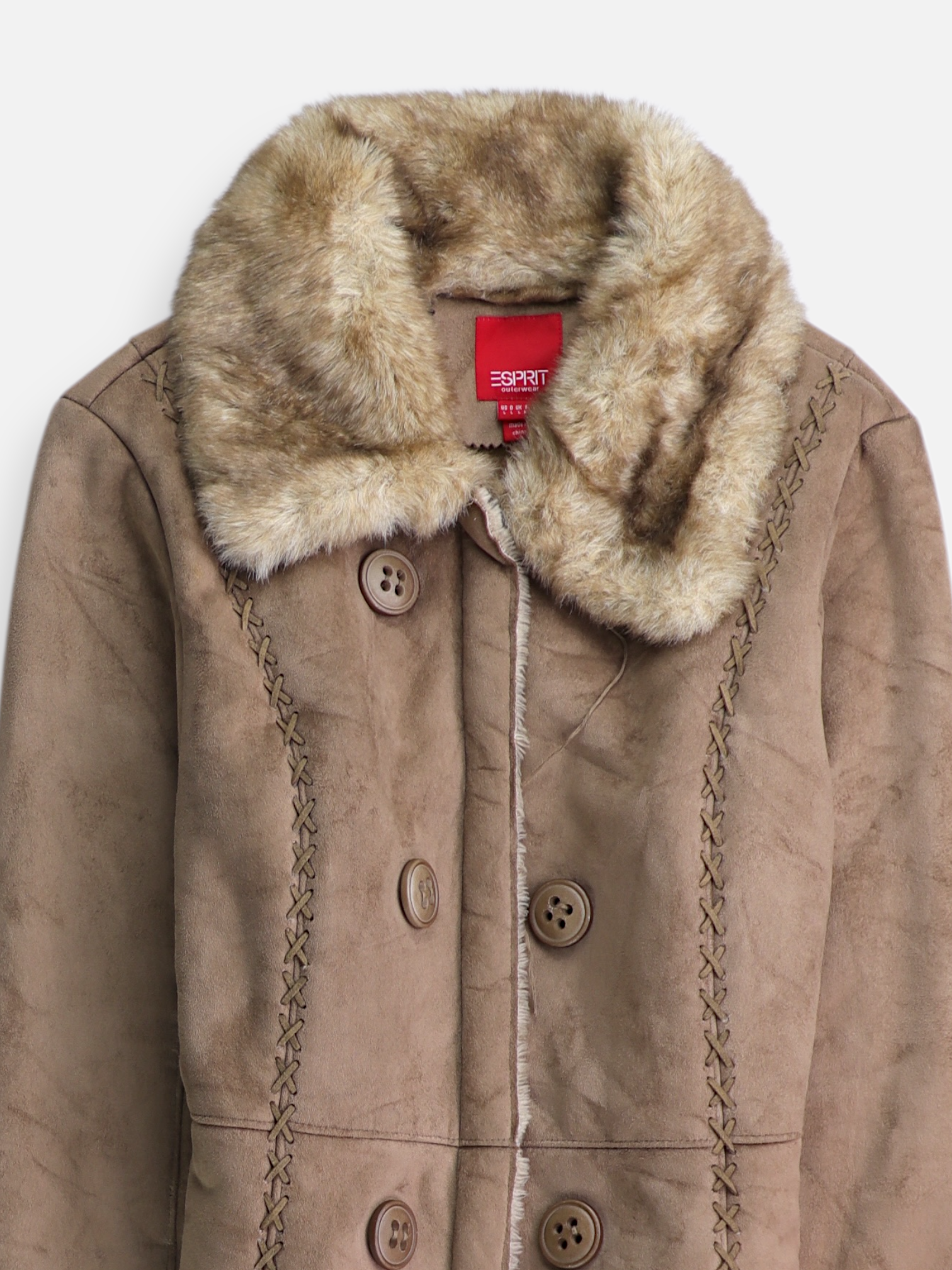 Chaqueta Casual Suede - Mujer - Large