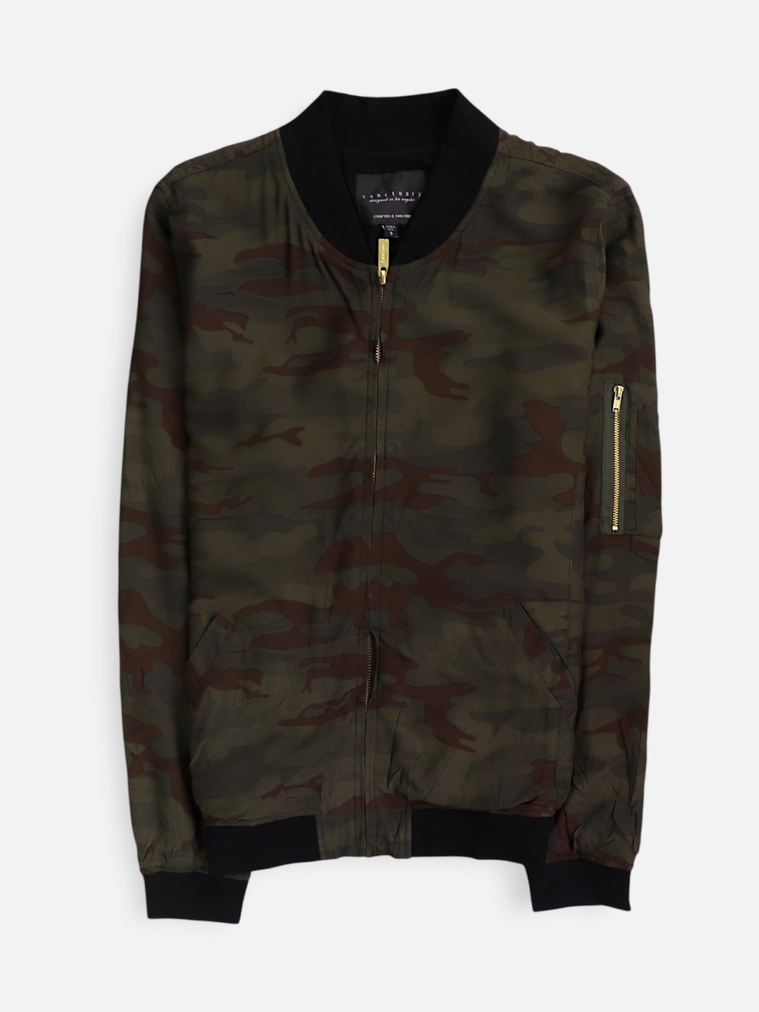 Sanctuary Chaqueta Bomber Militar - Mujer - Small