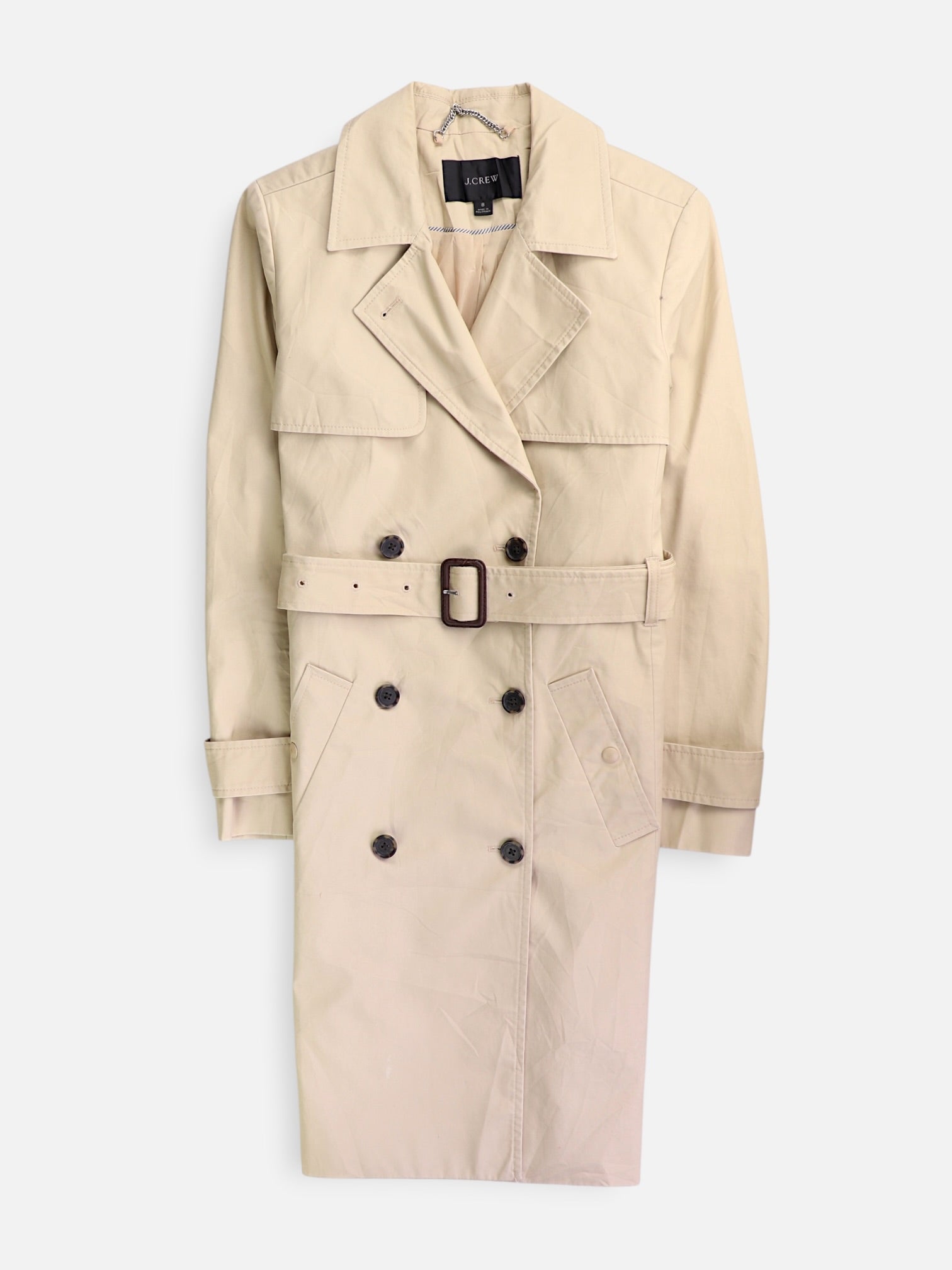 J CREW Abrigo Trench Coat Casual - Mujer - 8