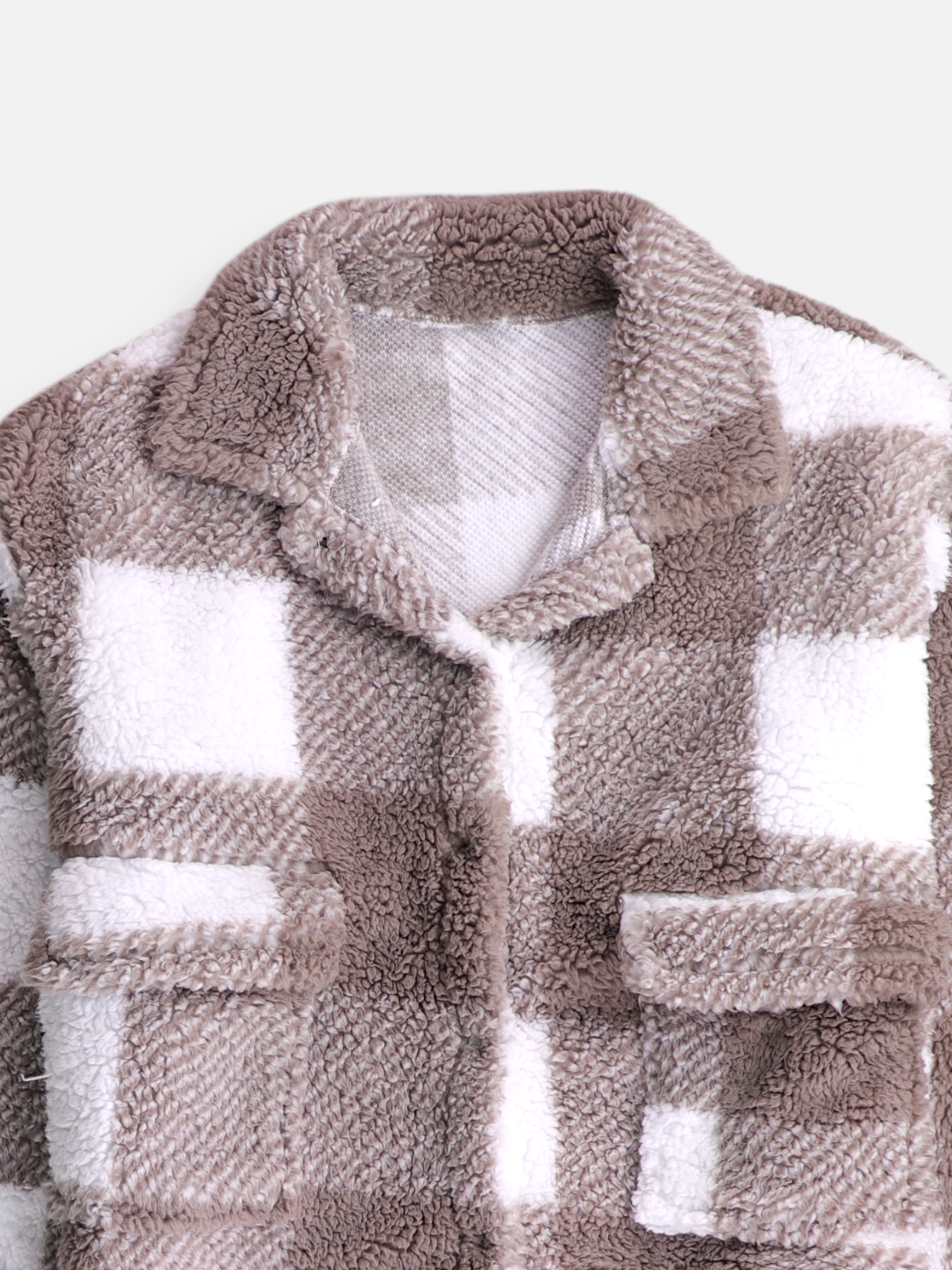 SHEIN Chaqueta Sobrecamisa Color Block - Mujer - Medium