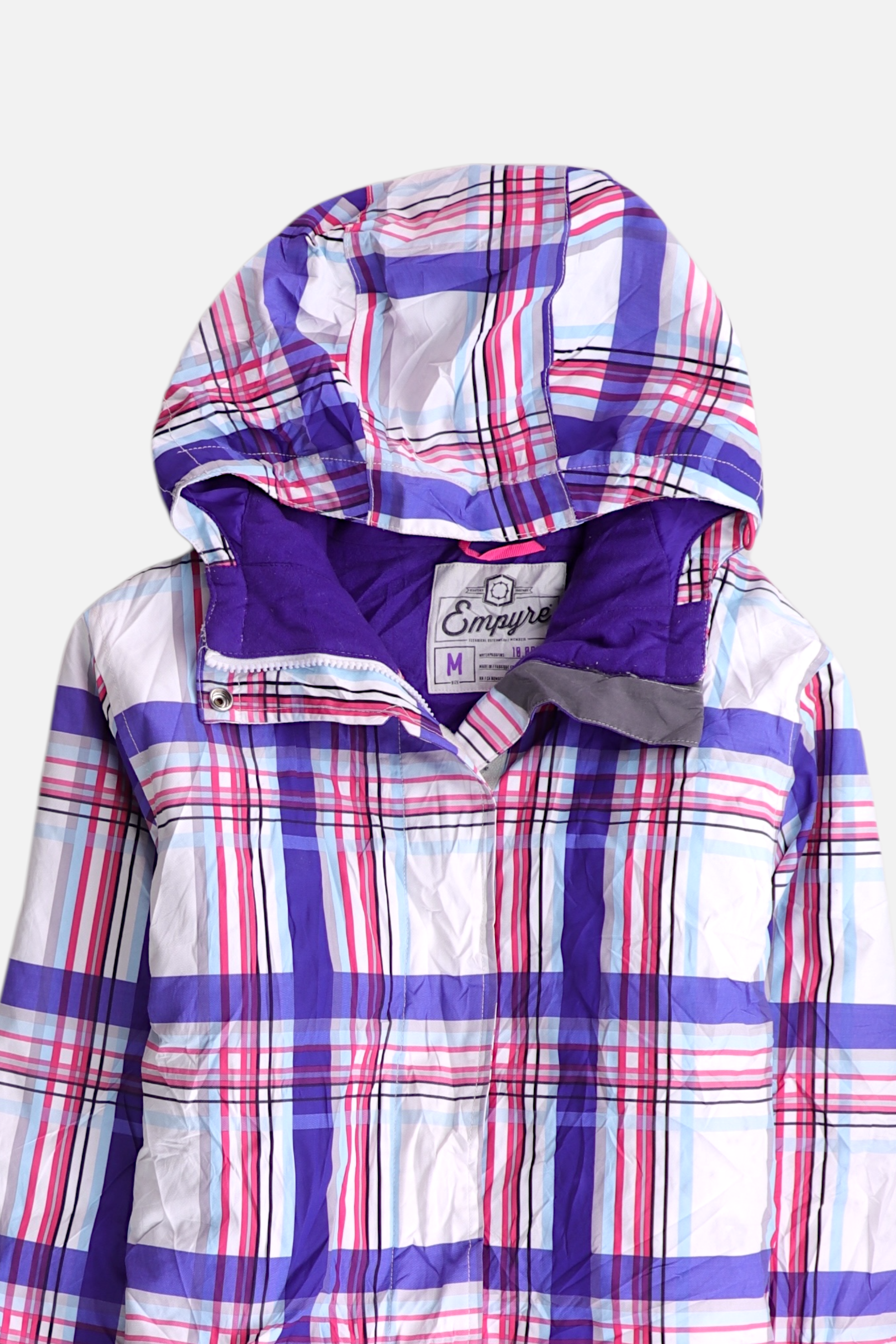Chaqueta Impermeable Color Block - Mujer - Medium