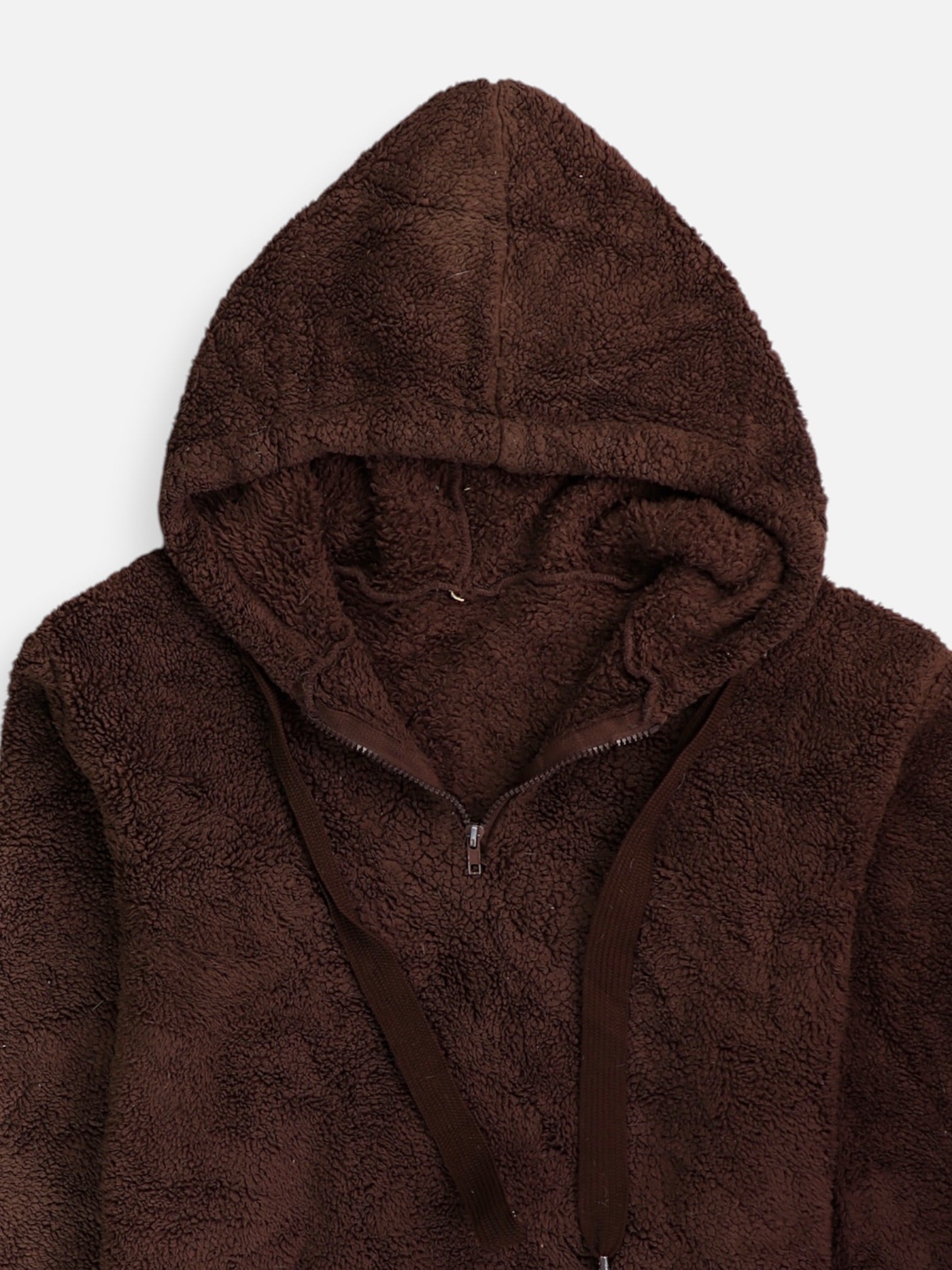 Sudadera Hoodie Teddy - Hombre - Medium