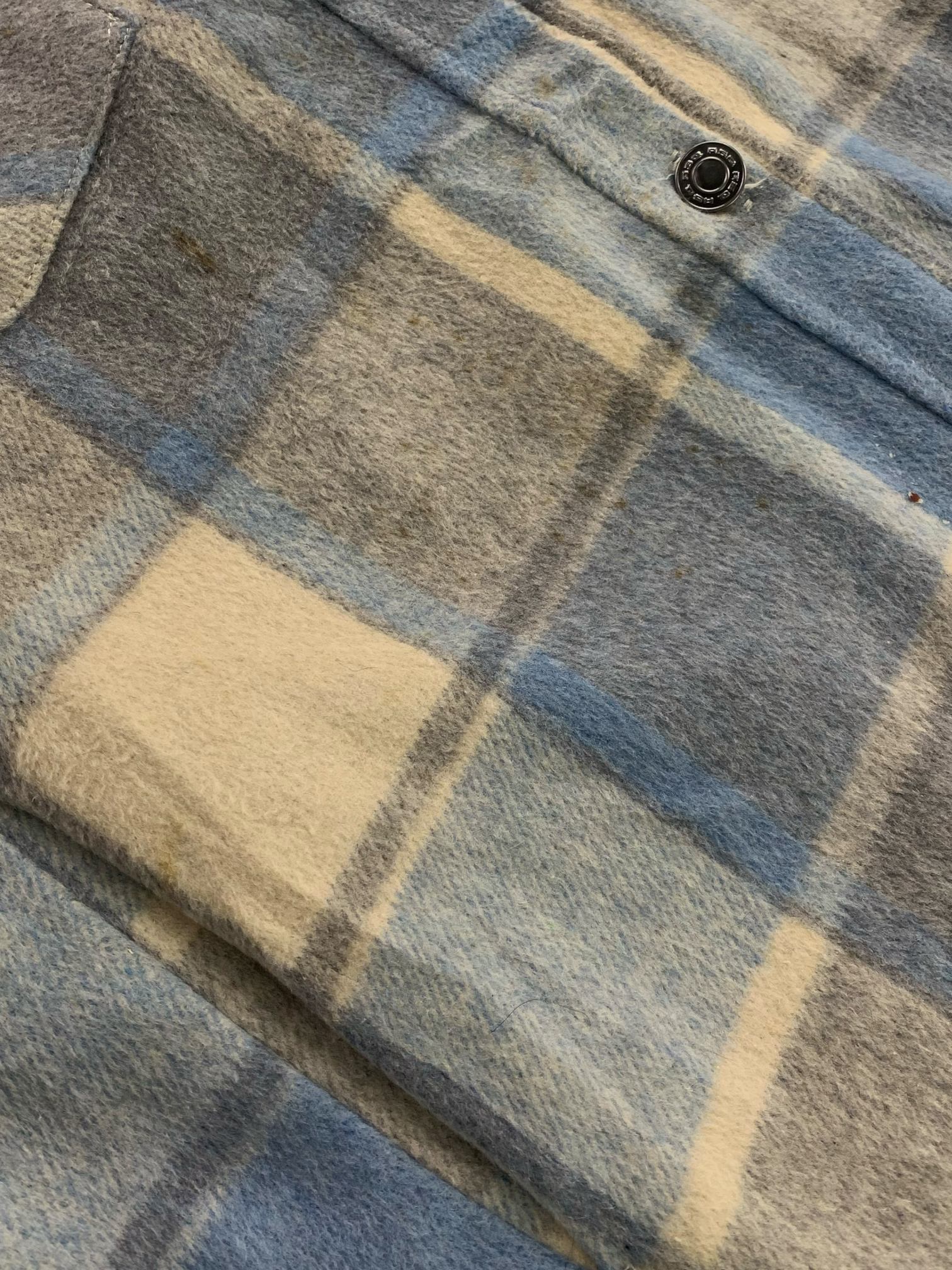 Chaqueta Sobrecamisa Color Block - Mujer - Large