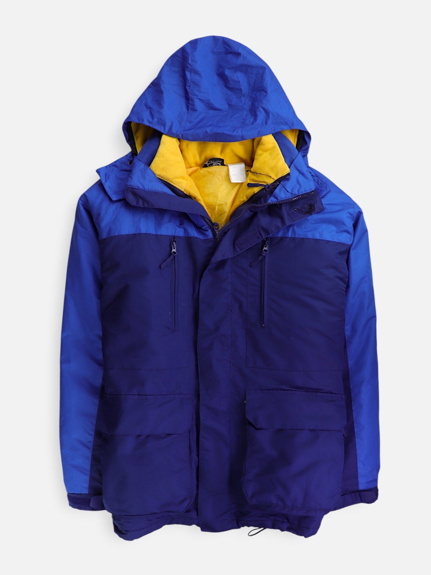 Chaqueta Impermeable Color Block - Hombre - Medium