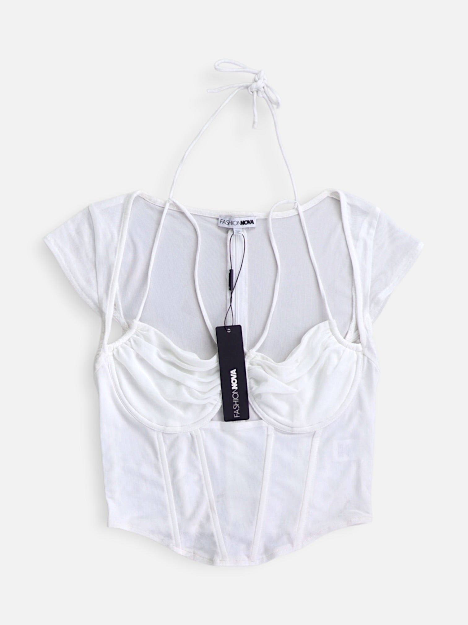 Fashionnova Blusa Corset - Mujer - Medium