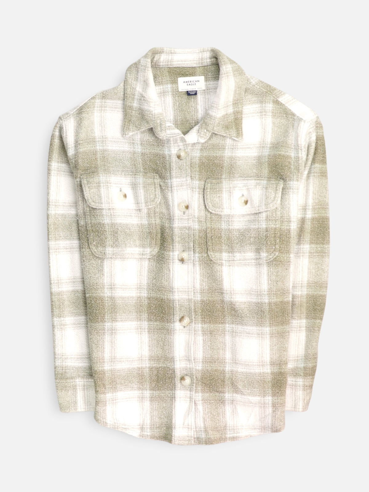 American Eagle Chaqueta Sobrecamisa Basic - Mujer - XS