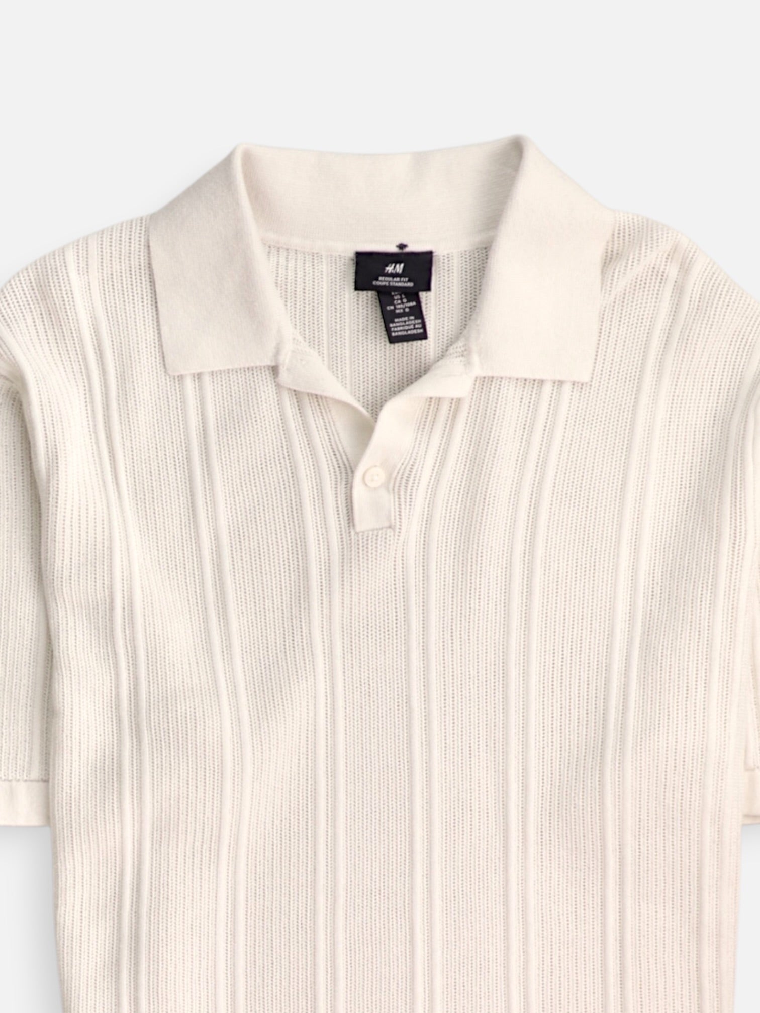 H&M Camisa Casual - Hombre - Large