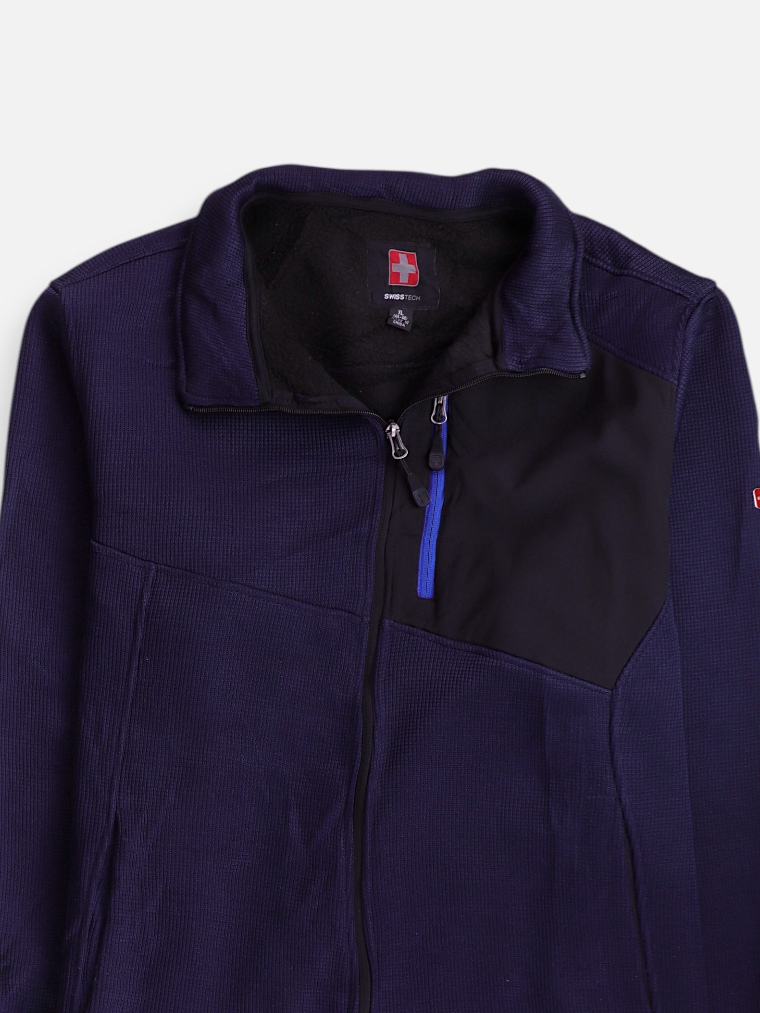 SwissTech Sudadera Fleece Deportivo - Hombre - XL