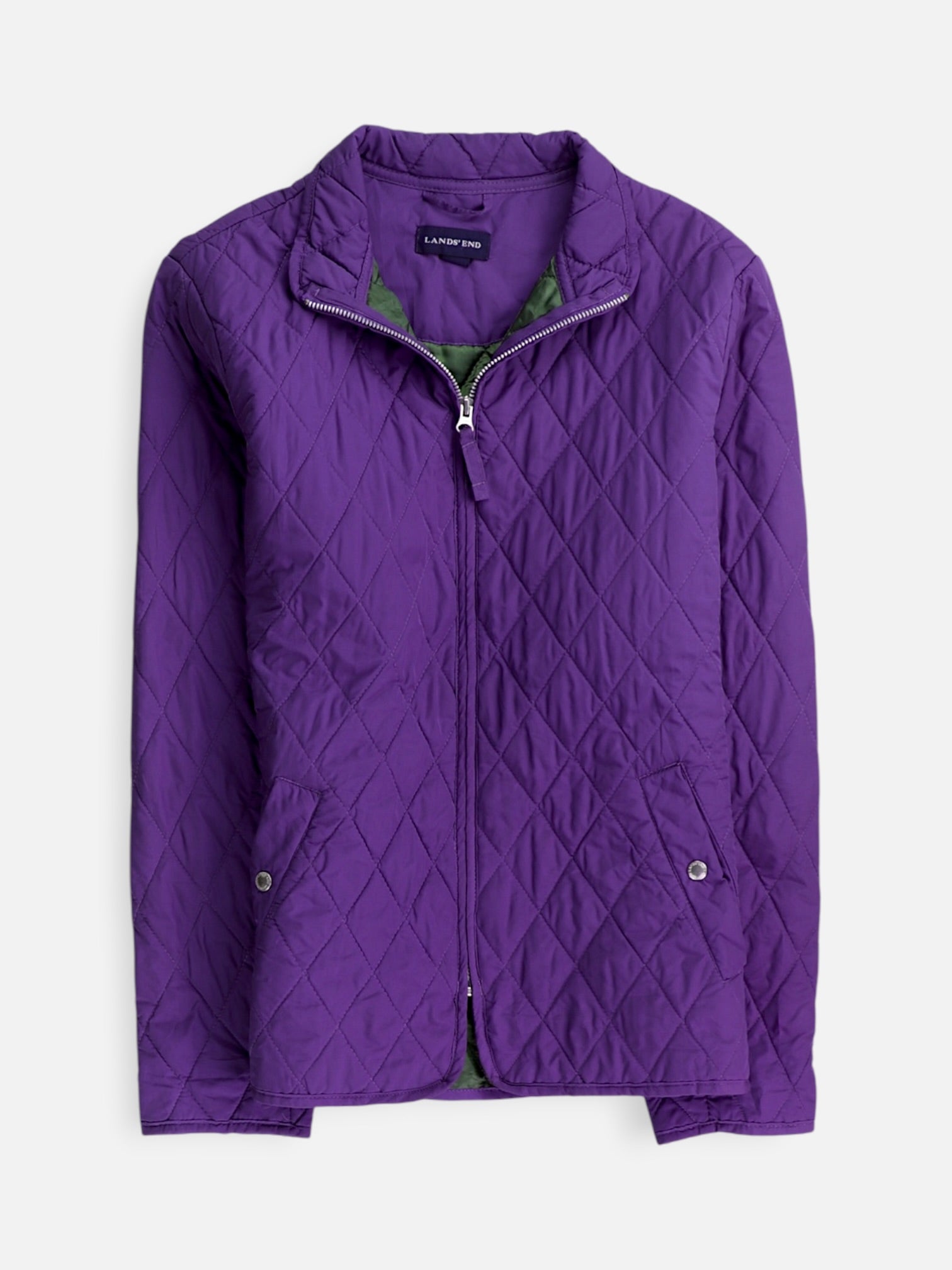 LANDS END Chaqueta Casual Basic - Mujer - Medium