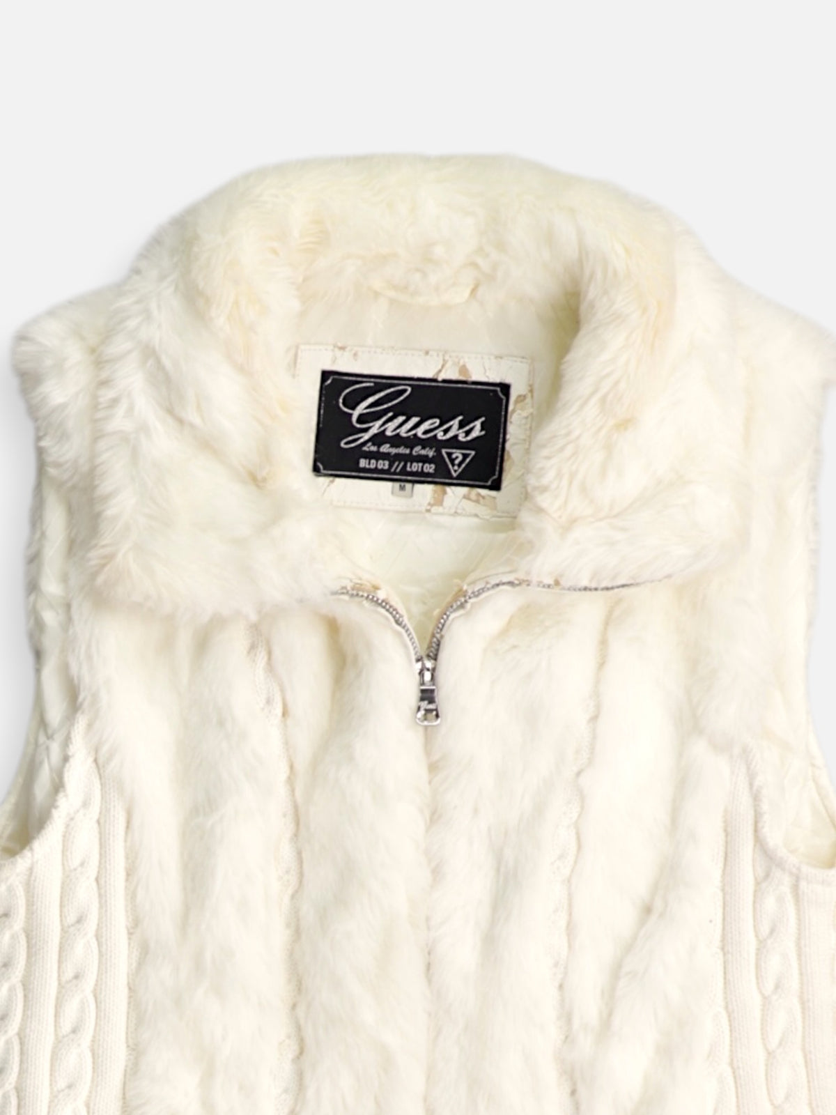 Guess Chaleco Teddy - Mujer - Medium
