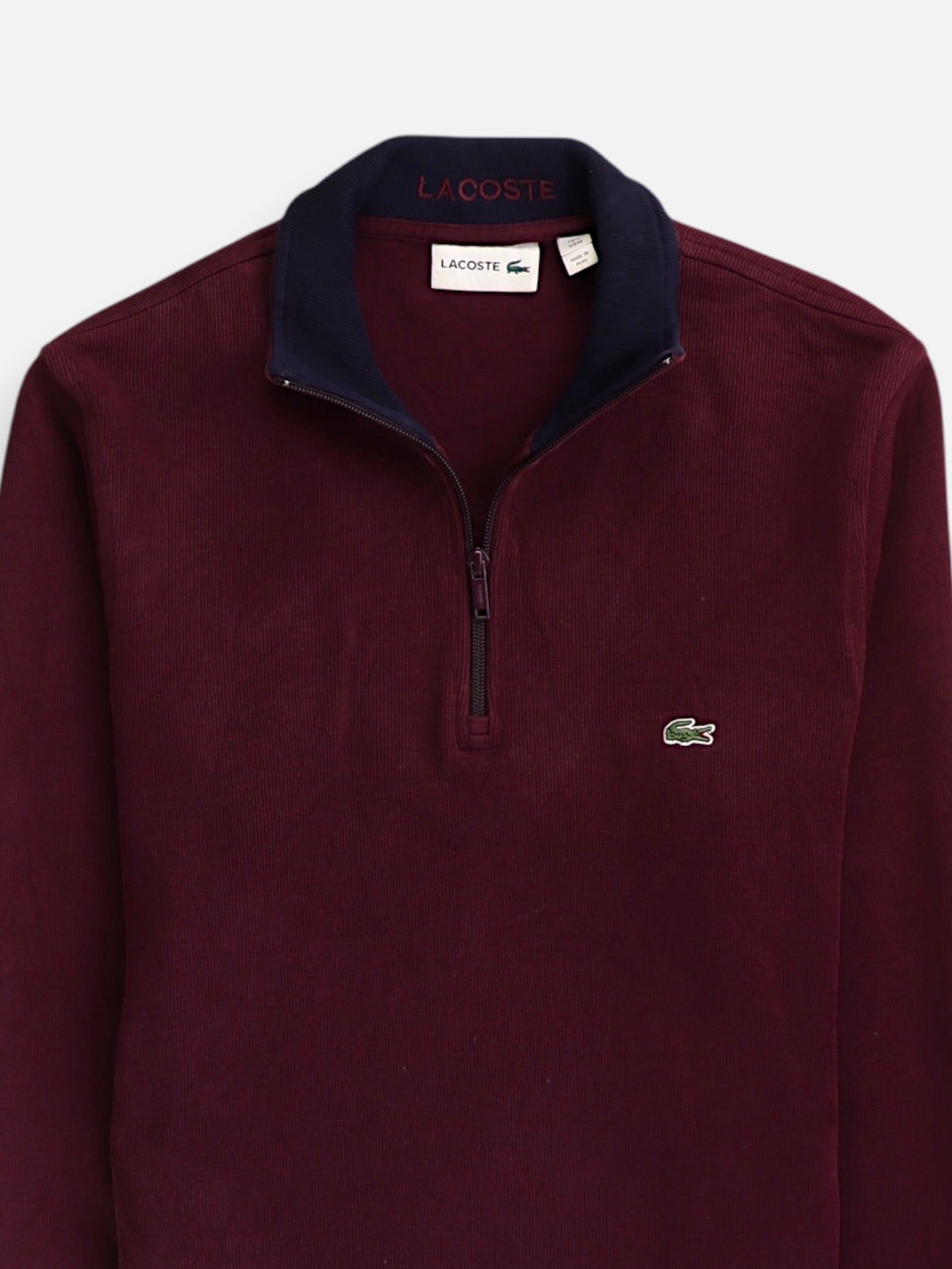 Lacoste Sudadera Fleece Basic - Hombre - Medium