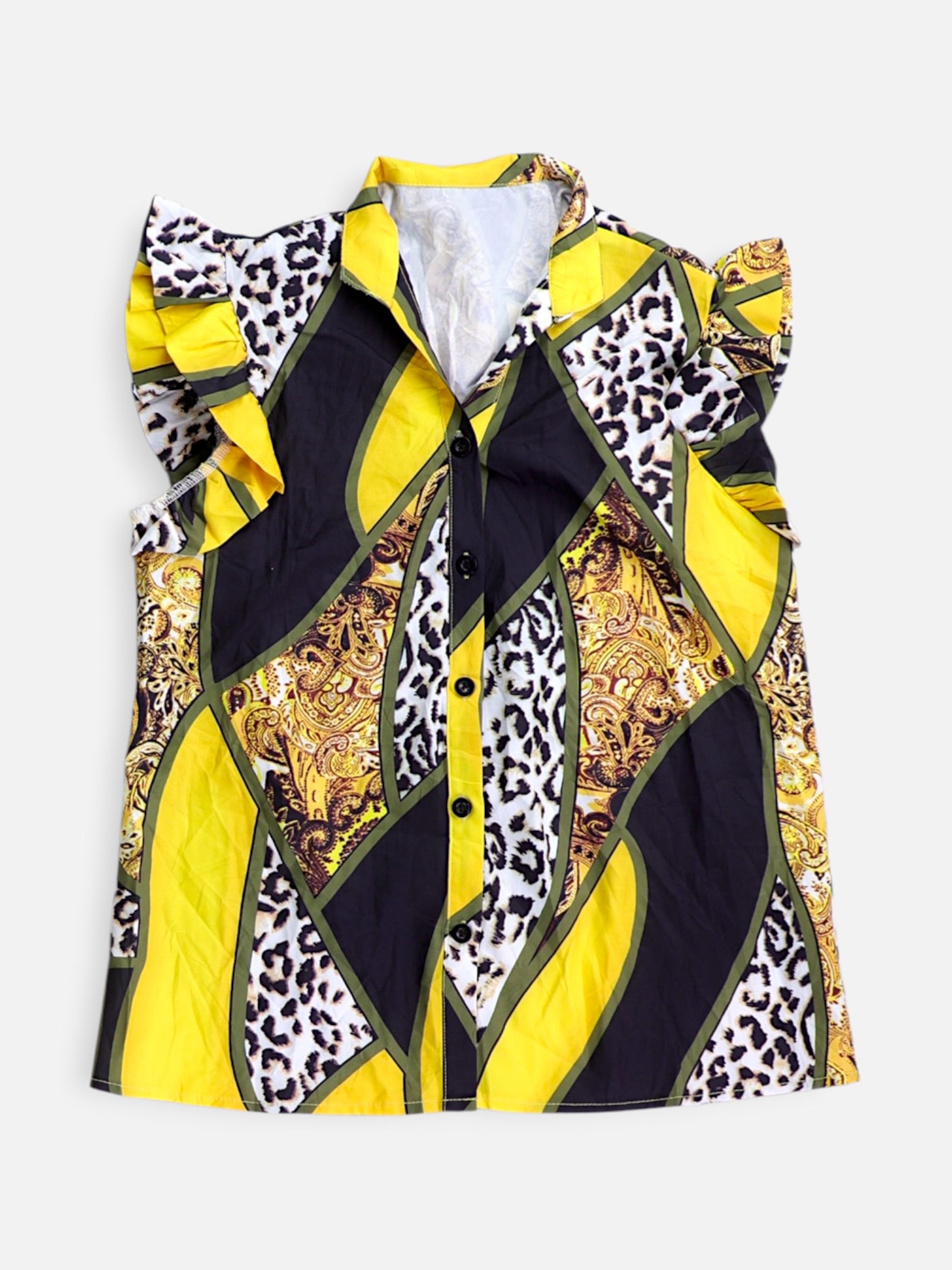 Blusa Color Block - Mujer - Small