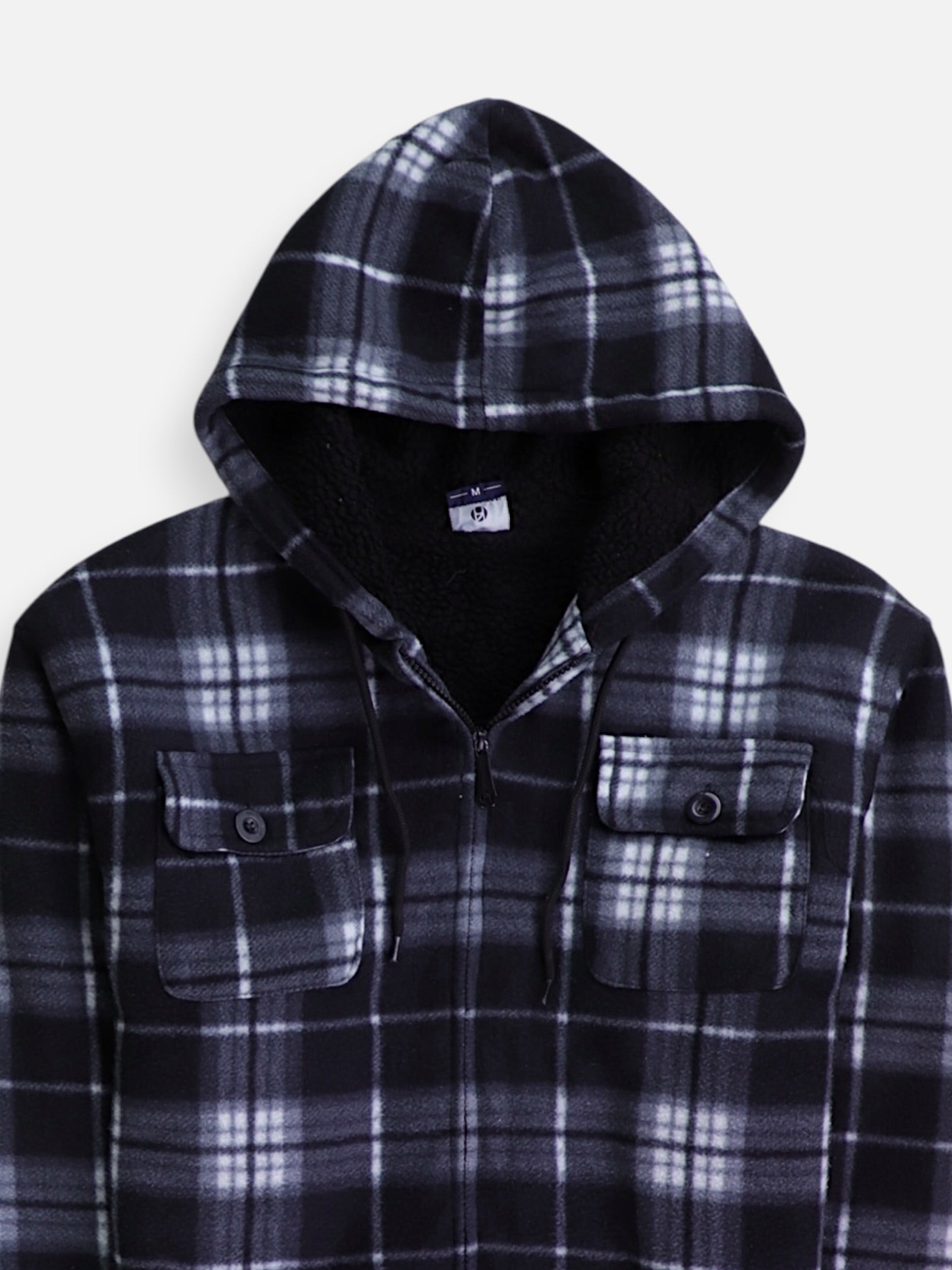 Chaqueta Sobrecamisa Color Block - Hombre - Medium