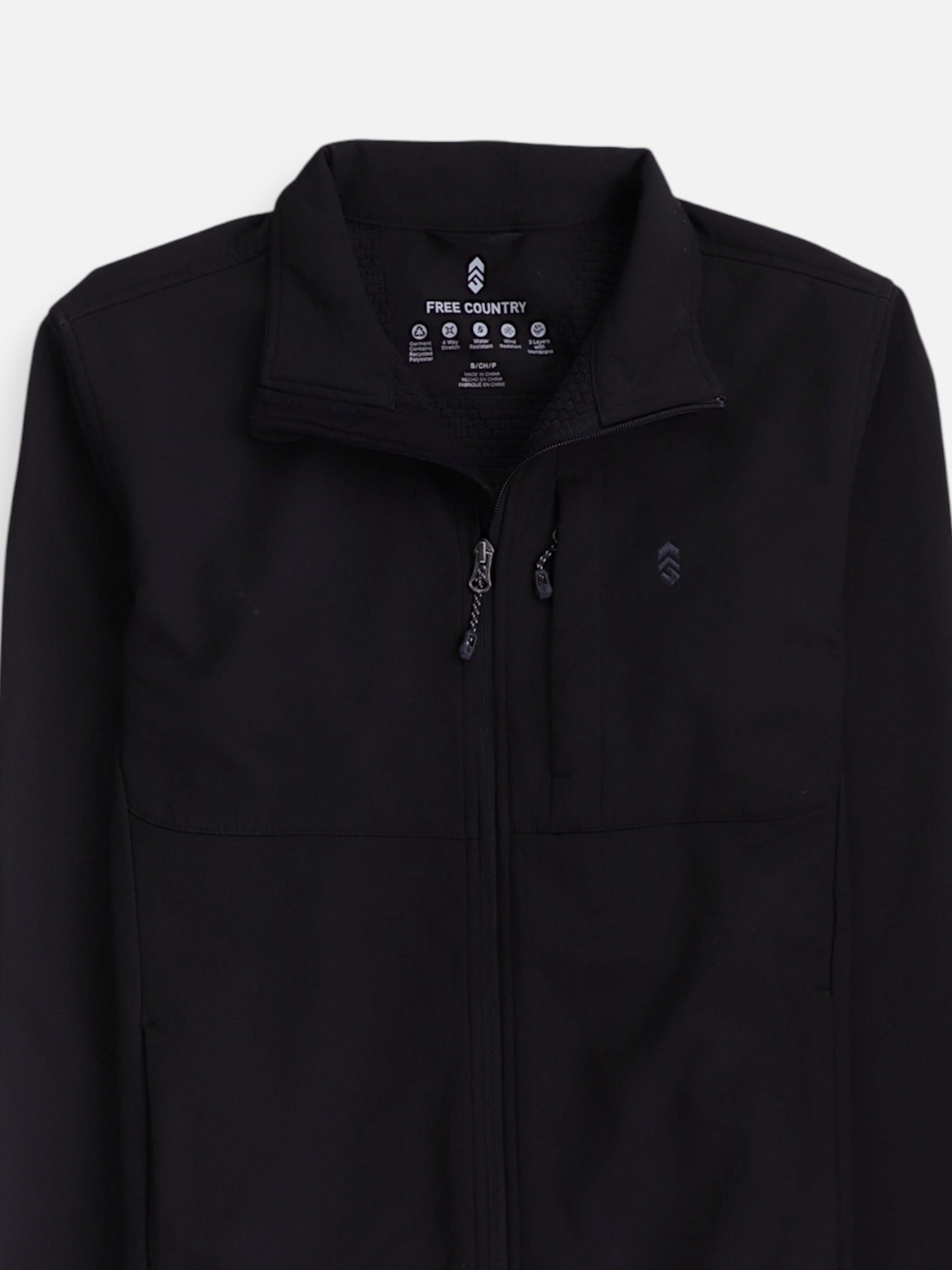 FREE COUNTY Sudadera Fleece Basic - Hombre - Small