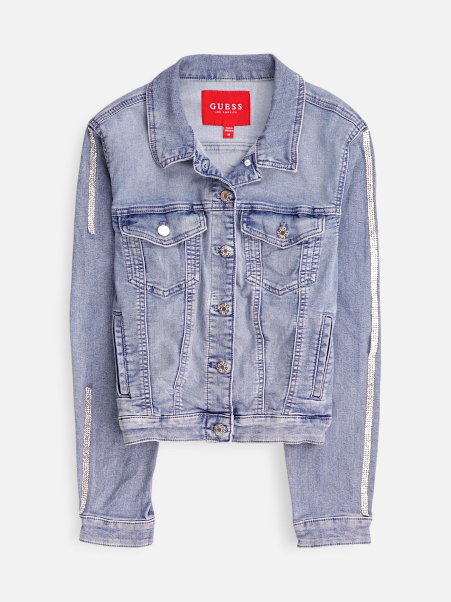 Guess Chaqueta Casual Denim - Mujer - Medium