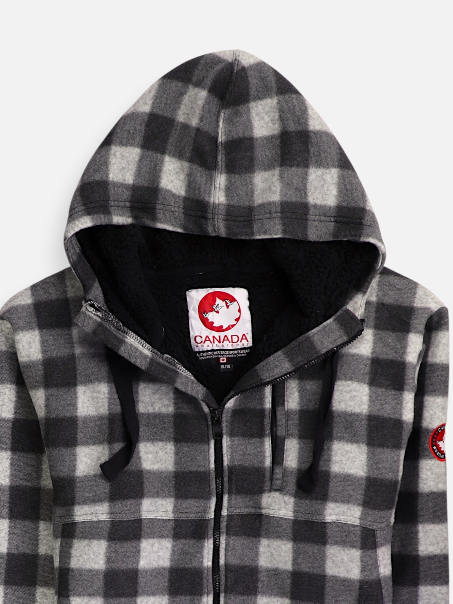 CANADA WEATHERGEAR Sudadera Hoodie Color Block - Hombre - XL