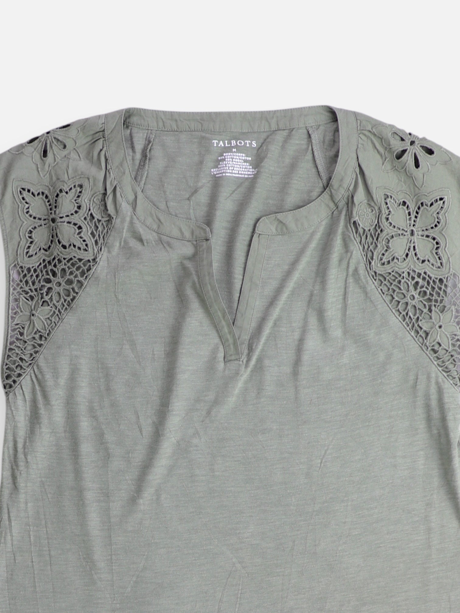 TALBOTS Blusa Casual - Mujer - Medium