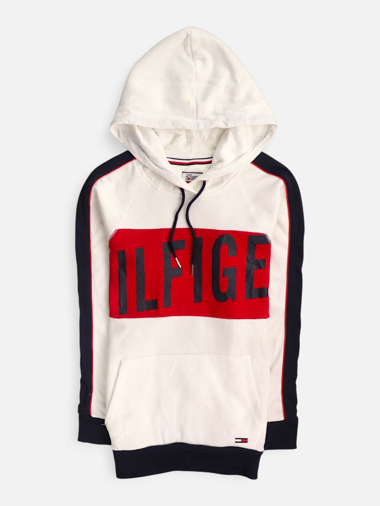 Tommy Hilfiger Sudadera Hoodie Color Block - Hombre - Small