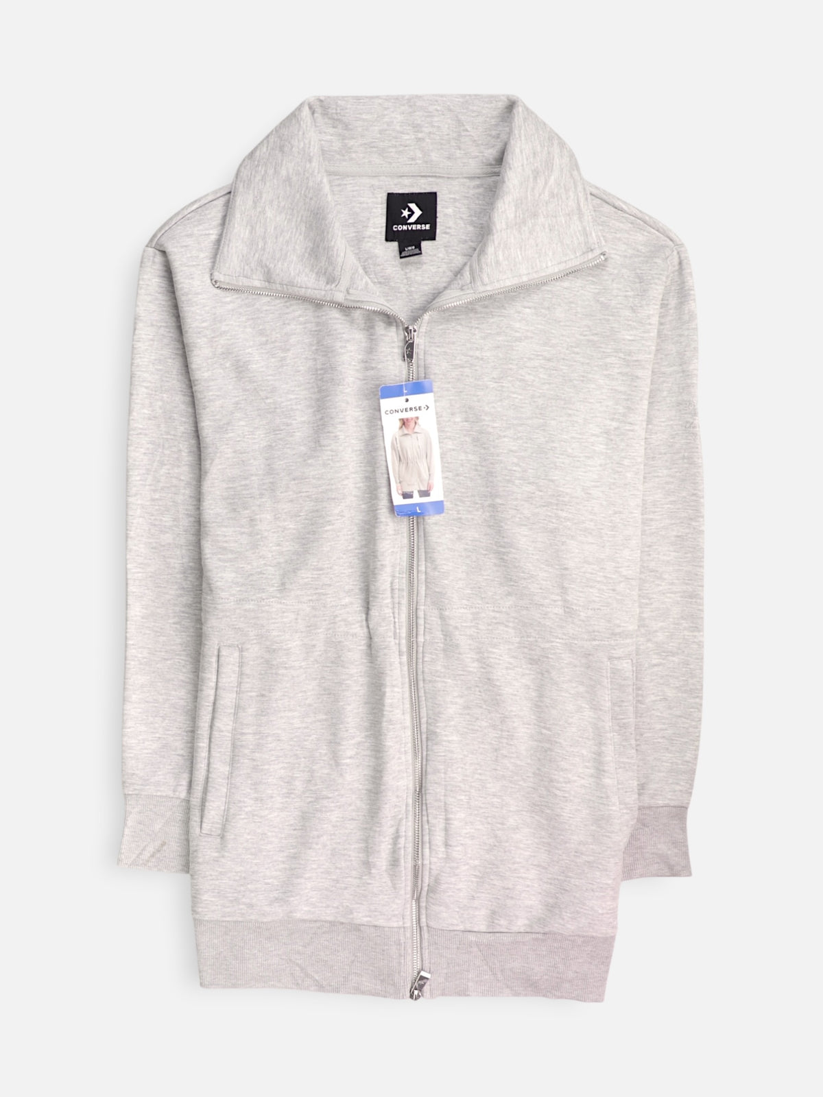 Converse Sudadera Fleece Basic - Mujer - Large