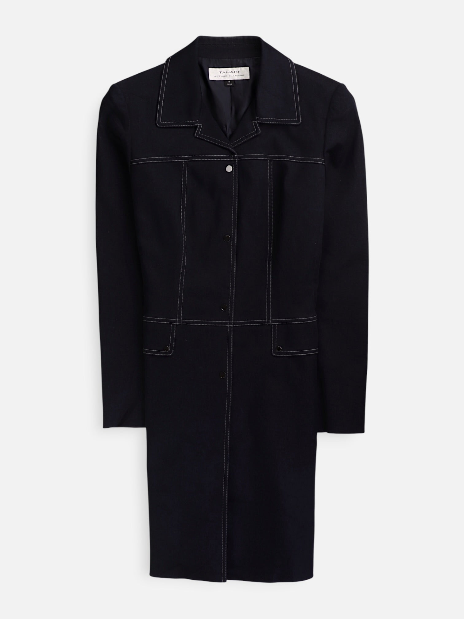 TAHARI Abrigo Single breasted trench Casual - Mujer - 4