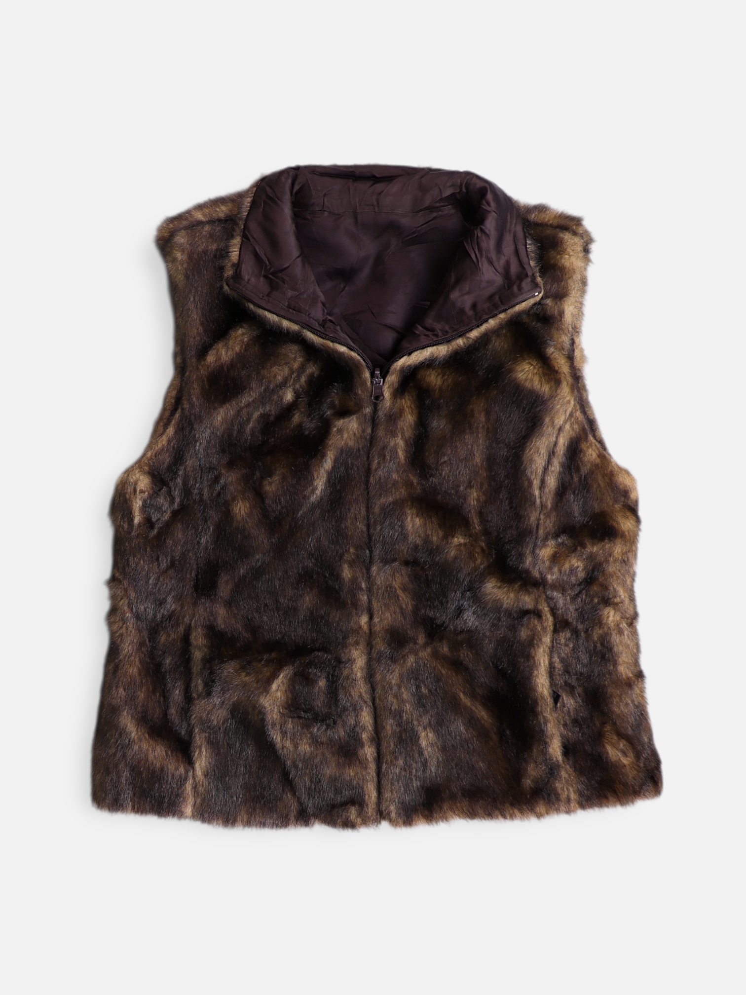 EXPRESS Chaleco Teddy - Mujer - Medium