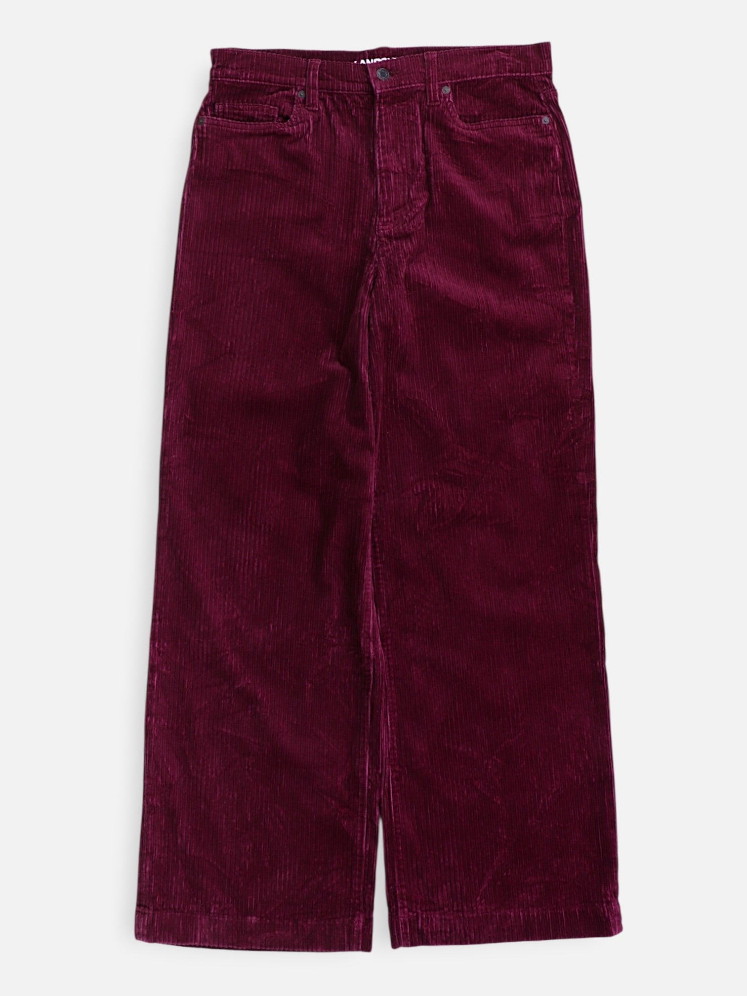 LANDS END Pantalon Regular Fit Corduroy - Mujer - 12