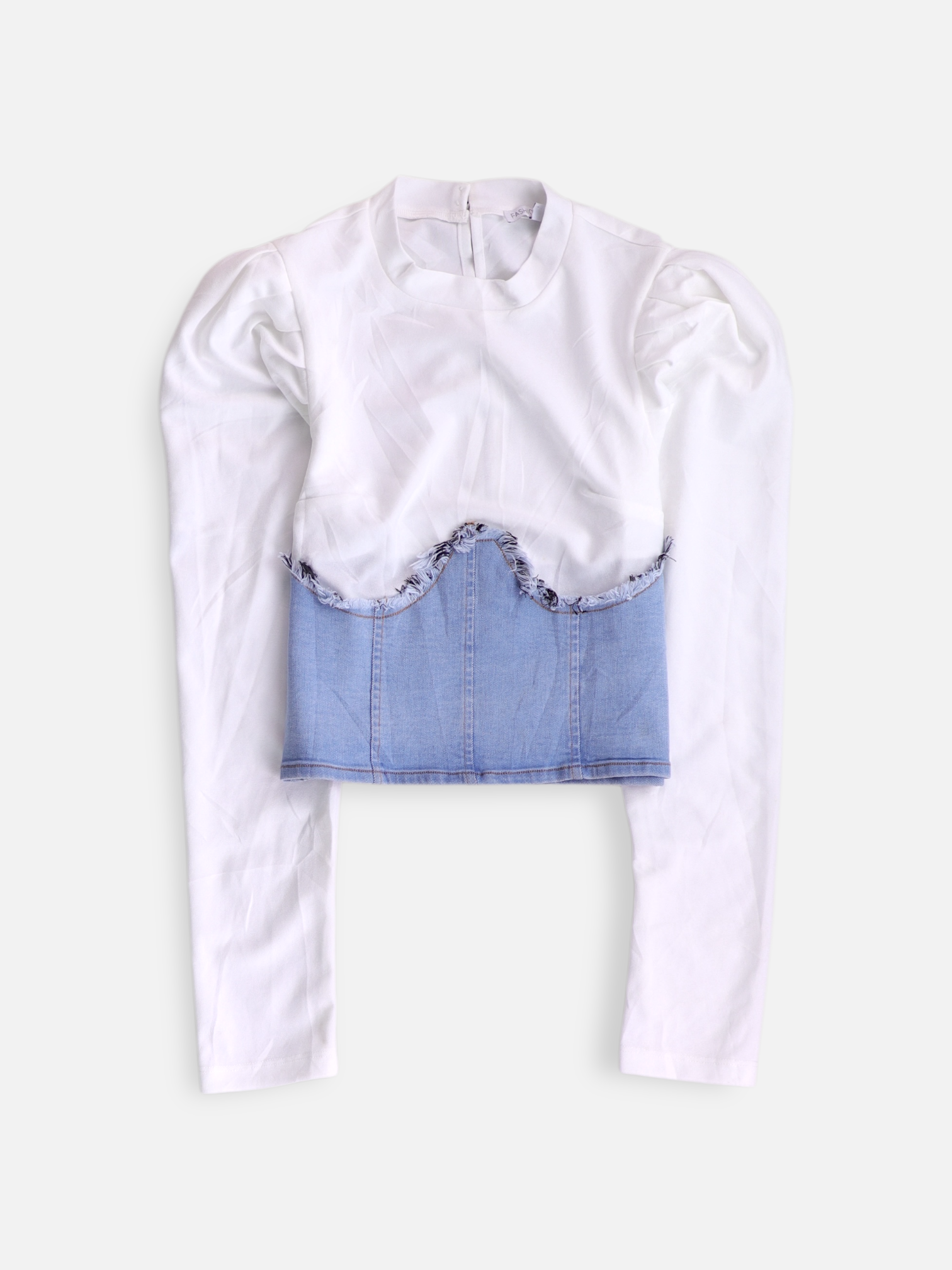 Fashionnova Blusa Color Block - Mujer - Small