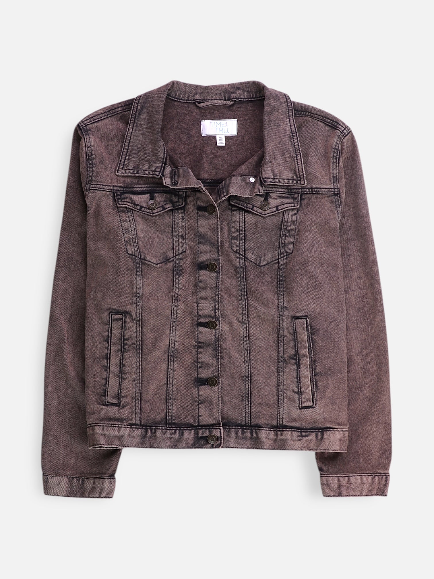 TIME THRU Chaqueta Denim Basic - Niña - 2XL - 18-20Y (Años)