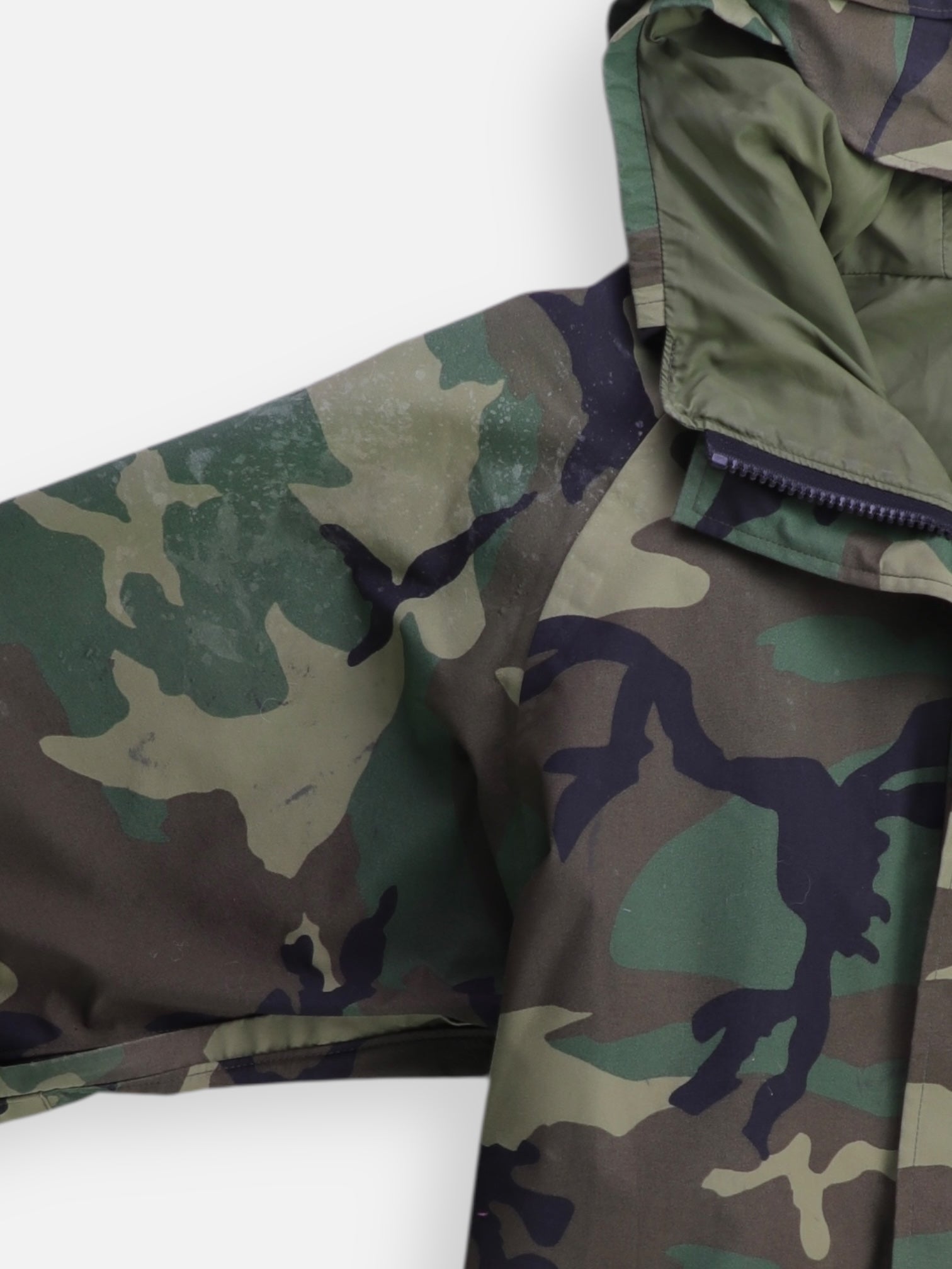 Chaqueta Impermeable Militar - Hombre - Large