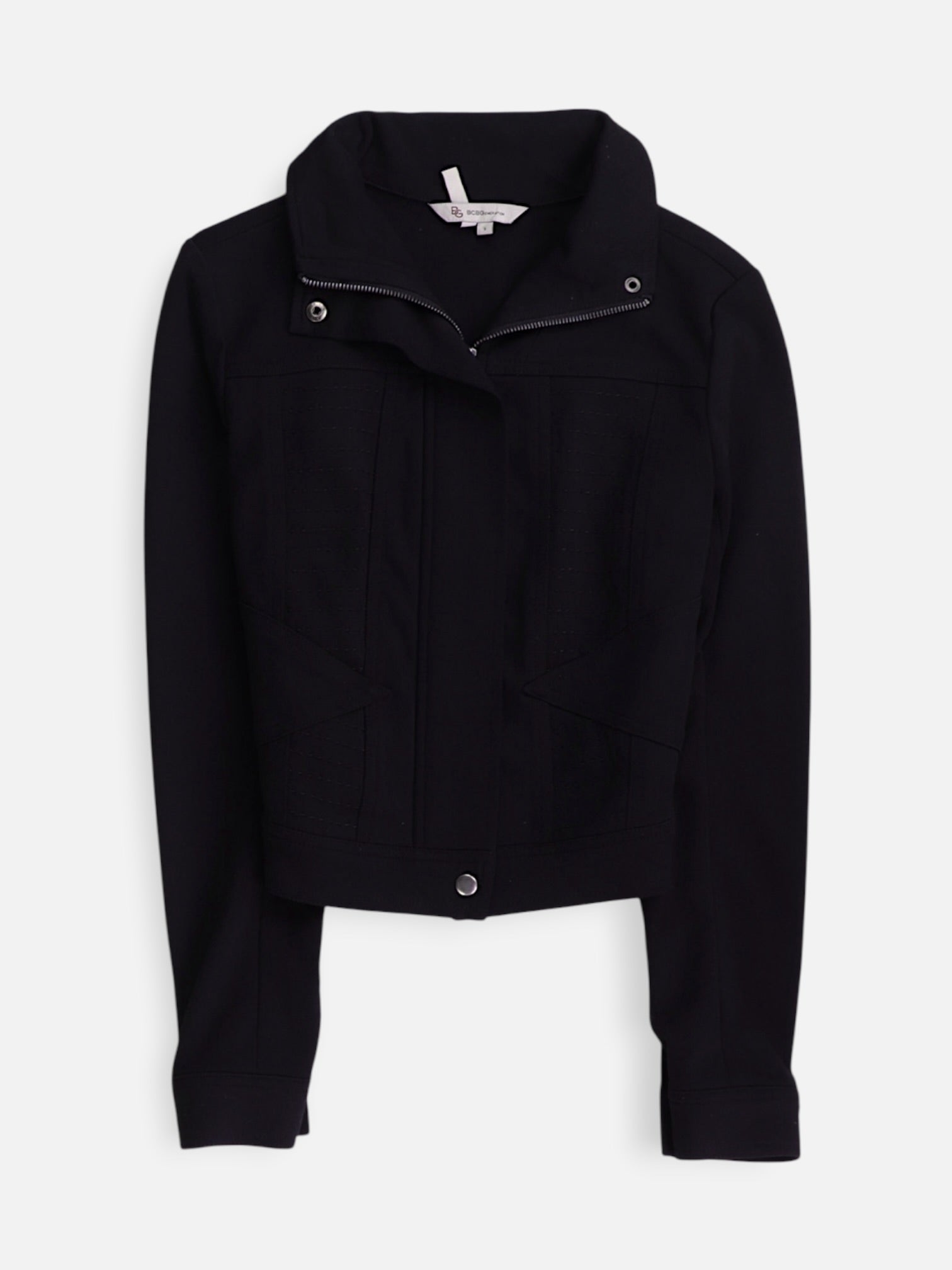 BCBG Chaqueta Casual Crop Top - Mujer - Small