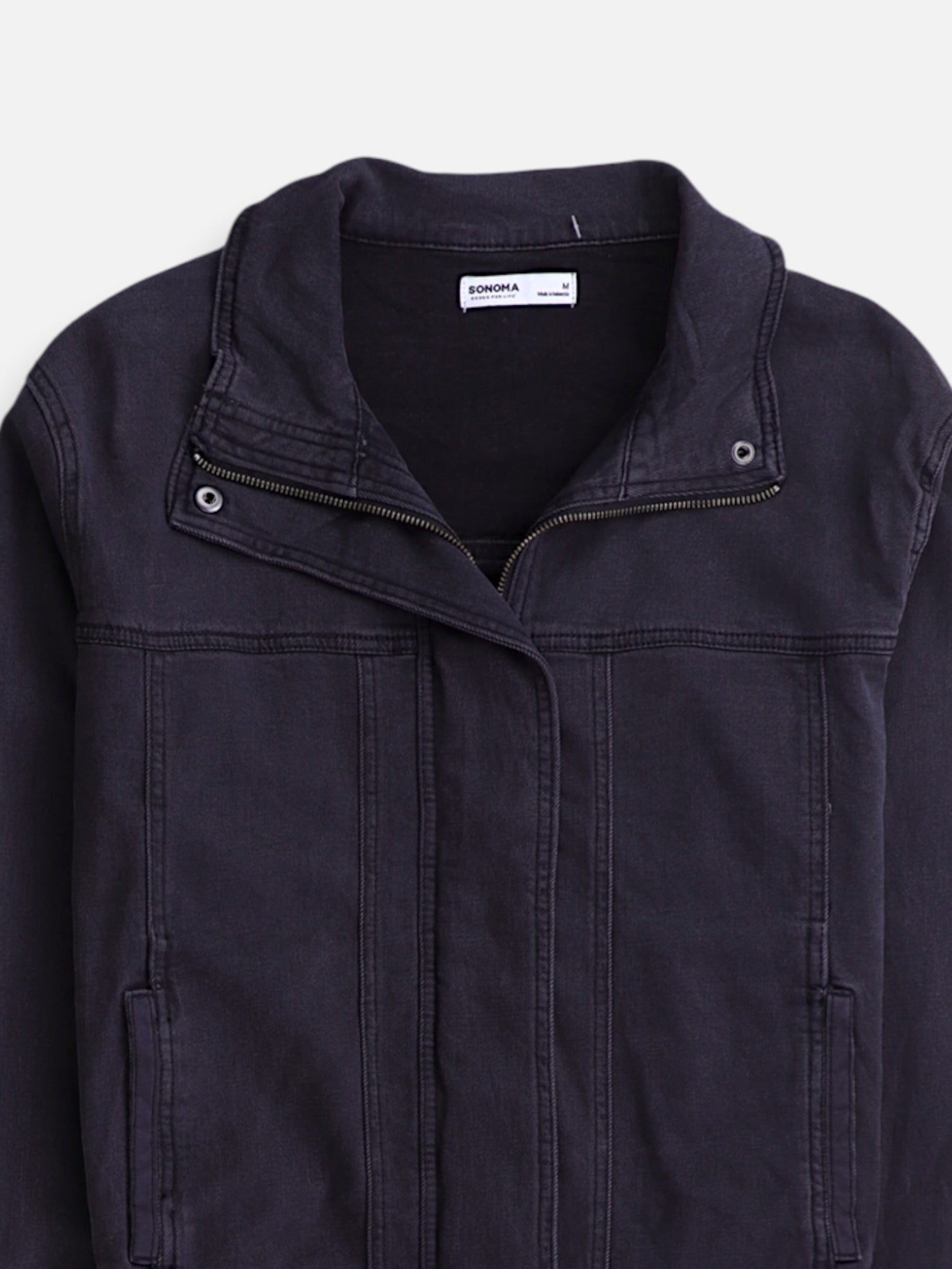 SONOMA Chaqueta Denim Basic - Mujer - Medium