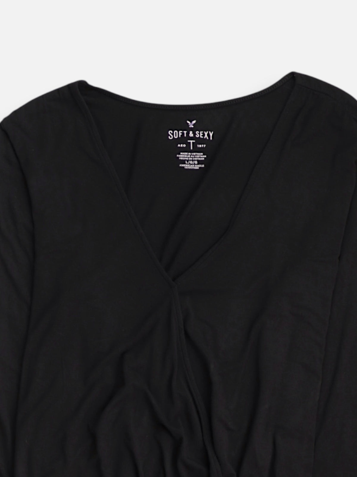 Aeropostale Blusa Casual - Mujer - Large