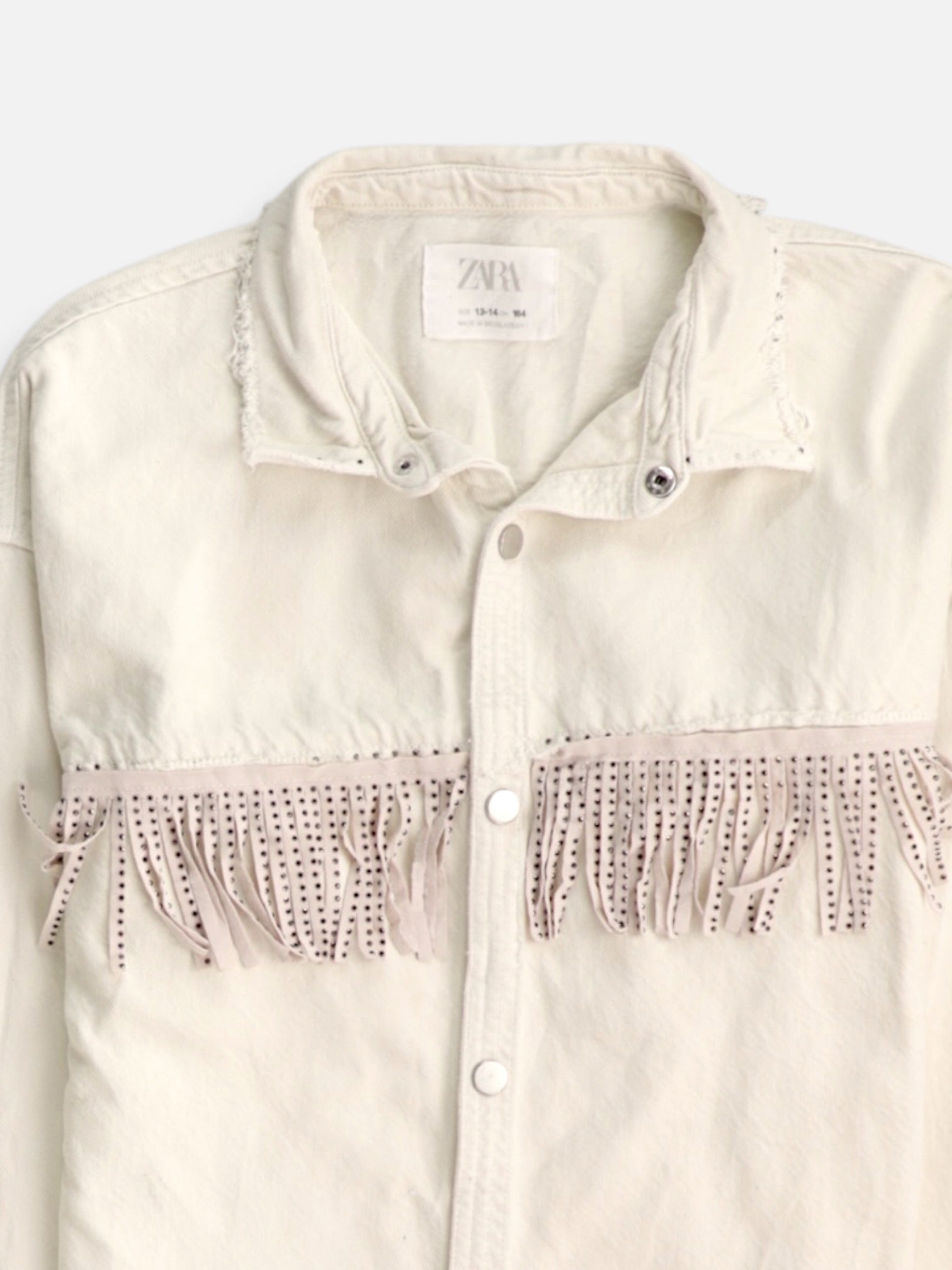 ZARA Chaqueta Sobrecamisa Denim - Niña - N/A - 13-14Y (Años)