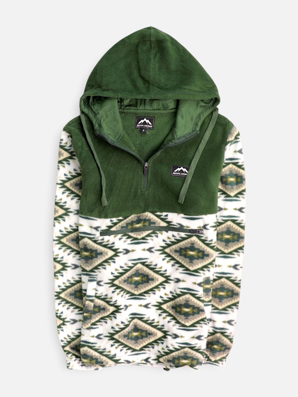 Sudadera Hoodie Color Block - Hombre - Small