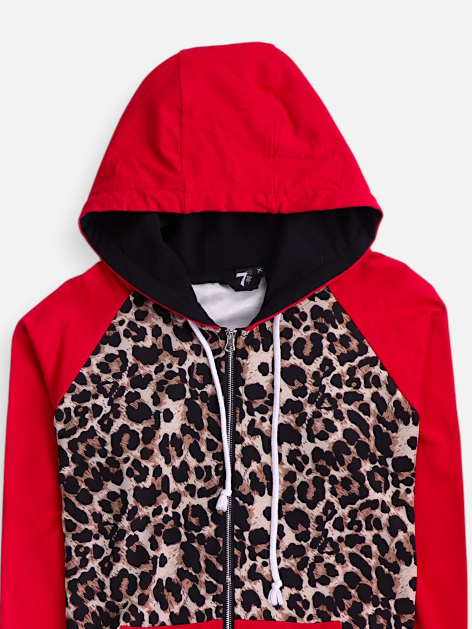 Sudadera Hoodie Color Block - Mujer - 2XL