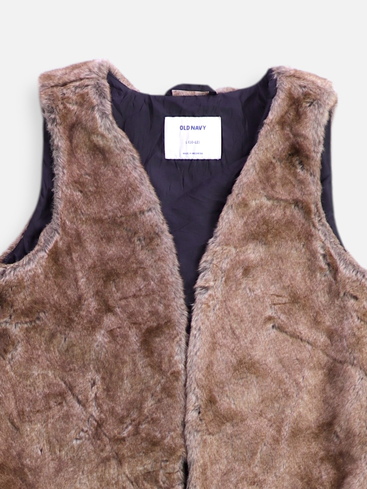 Old Navy Chaleco Teddy - Niña - Large - 10-12Y (Años)